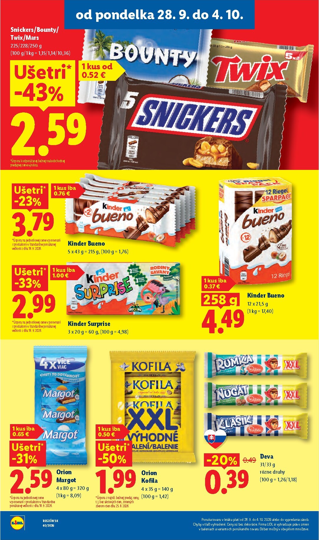 lidl - Aktuálny Lidl leták od pondelka, 28.09.2026 do nedele, 04.10.2026 - page: 32