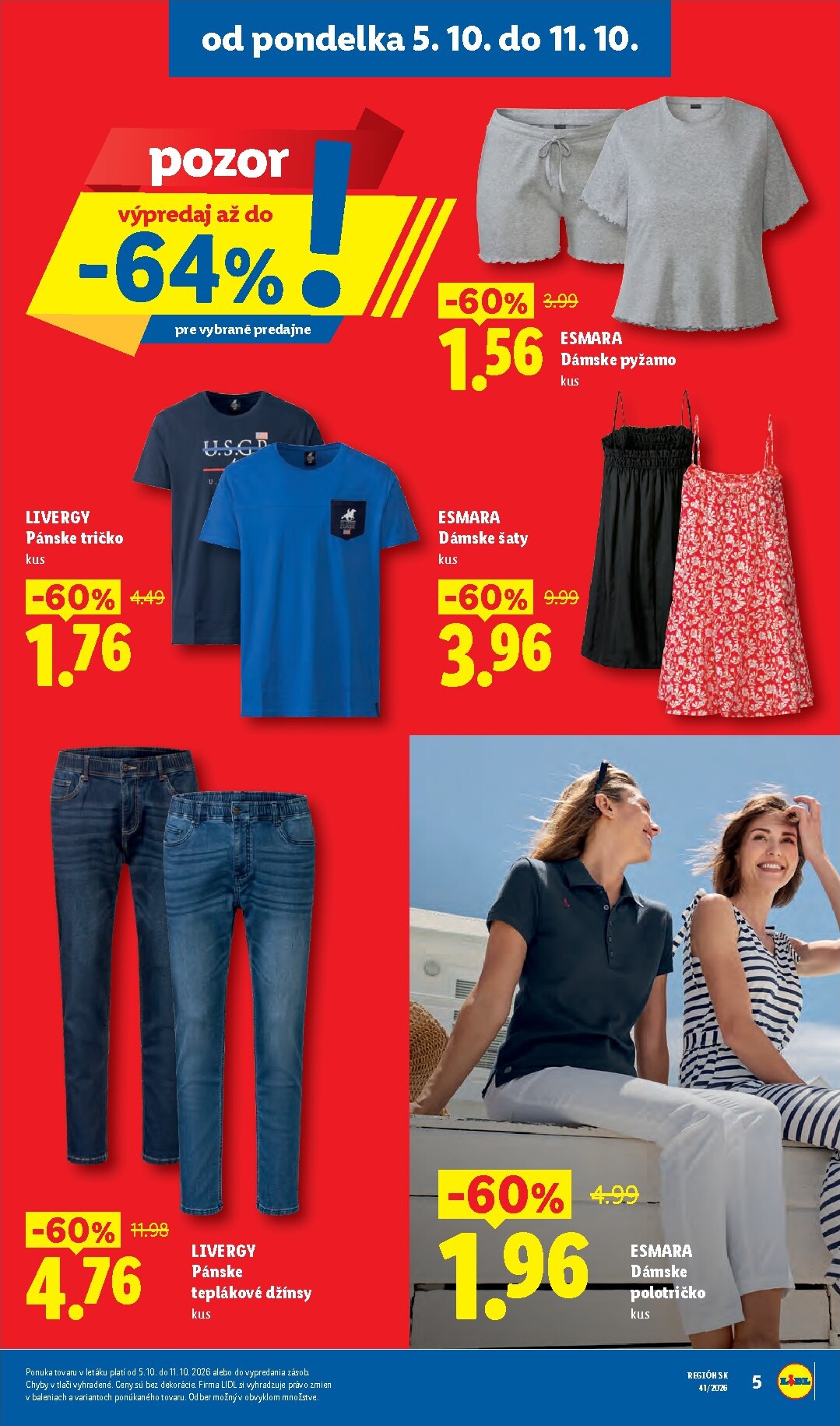 lidl - Nový Lidl - Ešte viac extra akcií leták od pondelka, 05.10.2026 do nedele, 11.10.2026 - page: 5