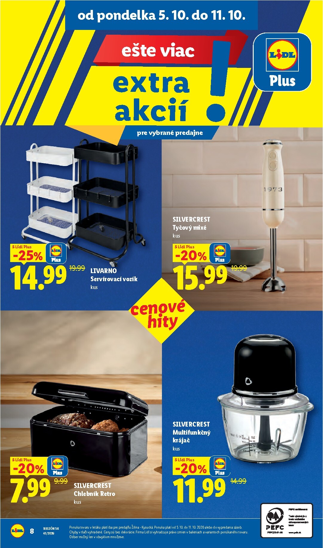 lidl - Nový Lidl - Ešte viac extra akcií leták od pondelka, 05.10.2026 do nedele, 11.10.2026 - page: 8