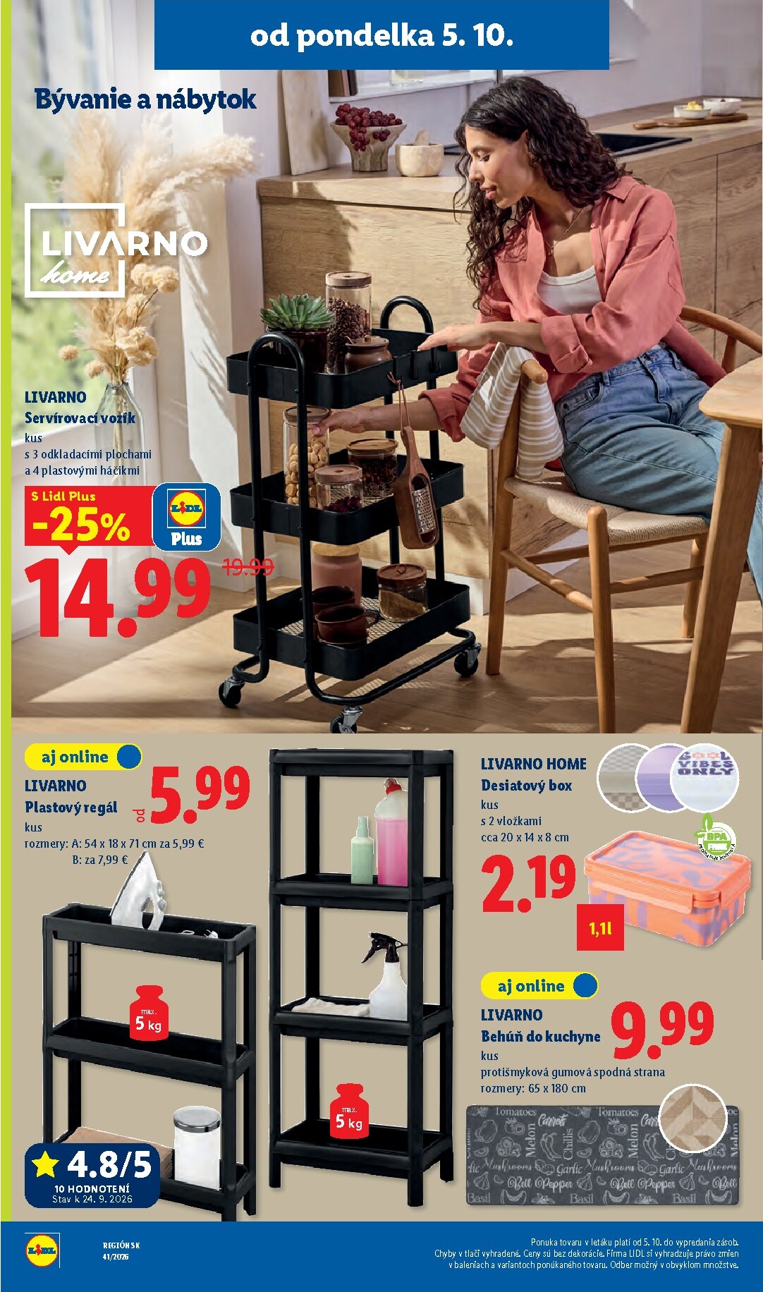lidl - Nový Lidl leták od pondelka, 05.10.2026 do nedele, 11.10.2026 - page: 52
