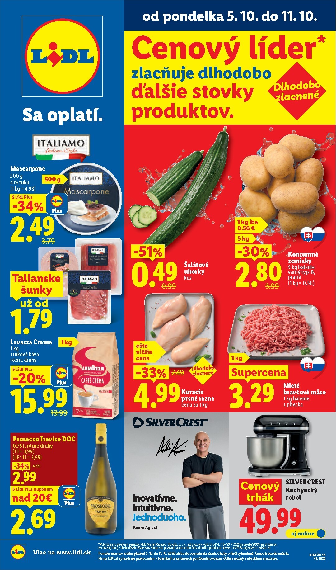lidl - Nový Lidl leták od pondelka, 05.10.2026 do nedele, 11.10.2026