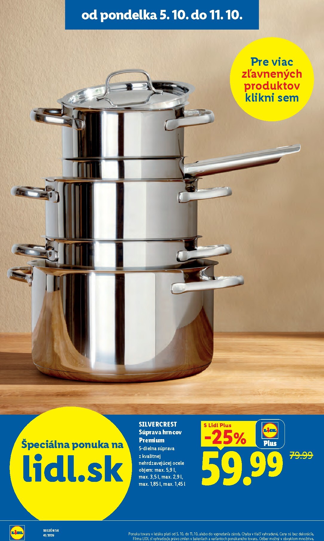 lidl - Nový Lidl leták od pondelka, 05.10.2026 do nedele, 11.10.2026 - page: 46
