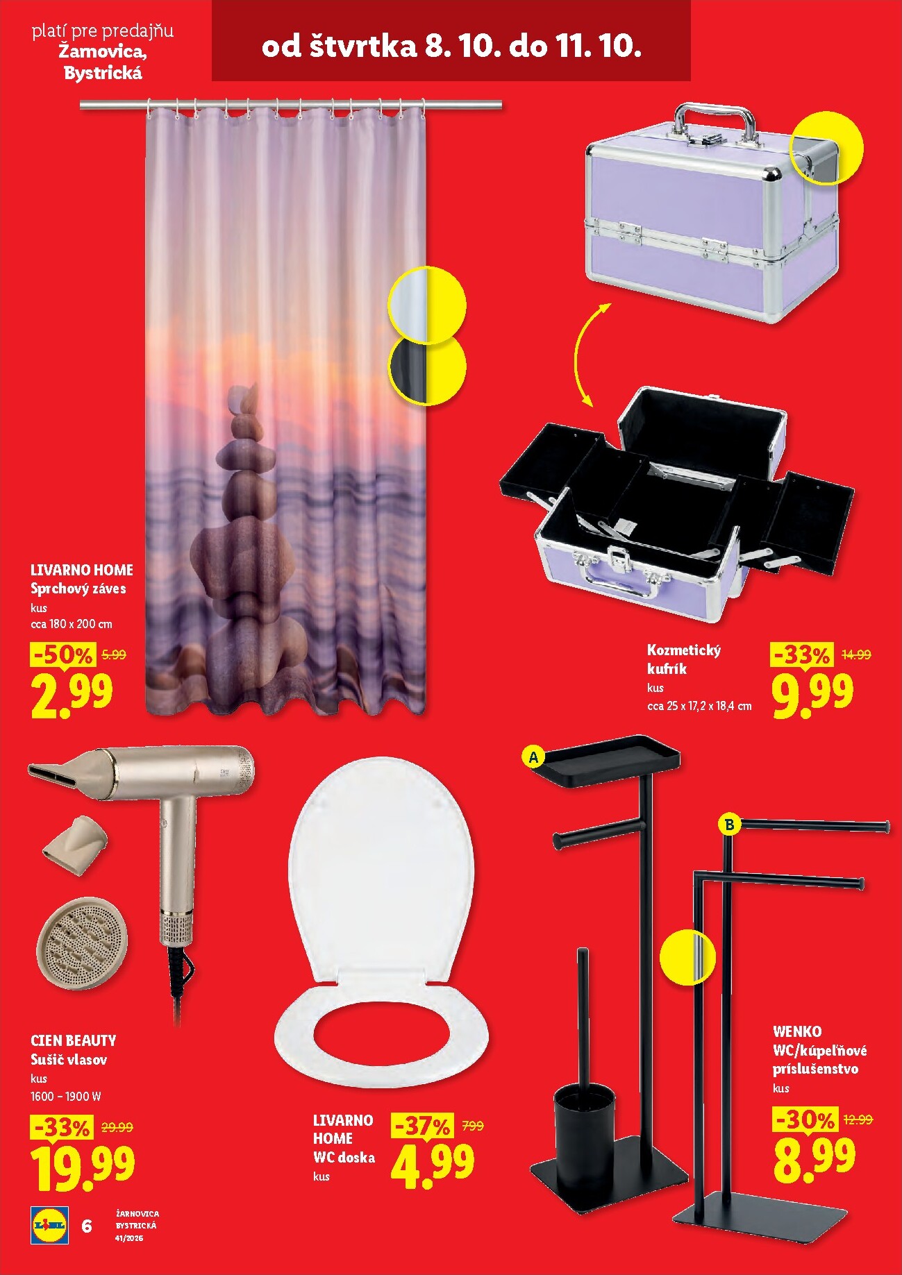 lidl - Nový Lidl - Nová predajňa v Žarnovici leták od štvrtka, 08.10.2026 do nedele, 11.10.2026 - page: 6