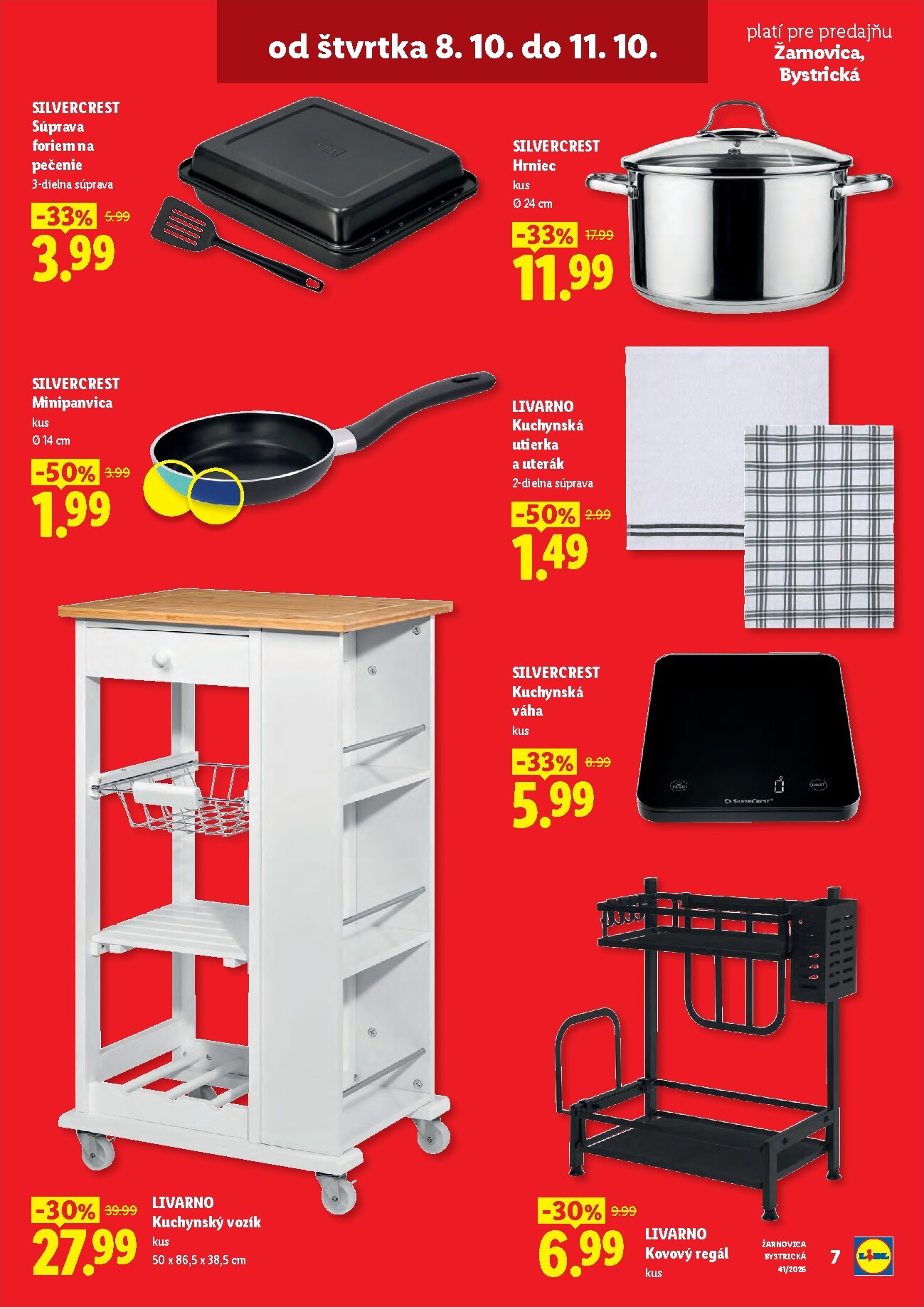 lidl - Nový Lidl - Nová predajňa v Žarnovici leták od štvrtka, 08.10.2026 do nedele, 11.10.2026 - page: 7