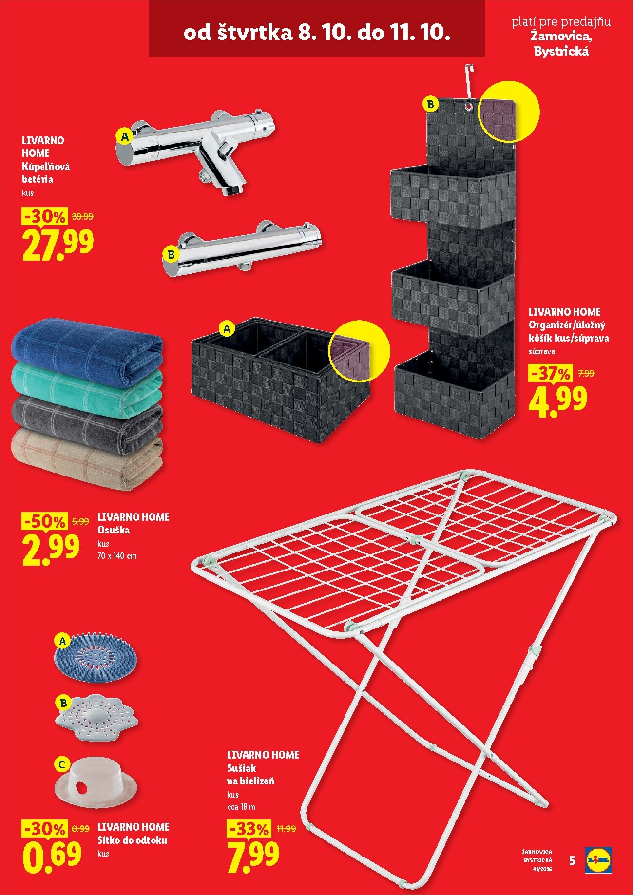 lidl - Nový Lidl - Nová predajňa v Žarnovici leták od štvrtka, 08.10.2026 do nedele, 11.10.2026 - page: 5