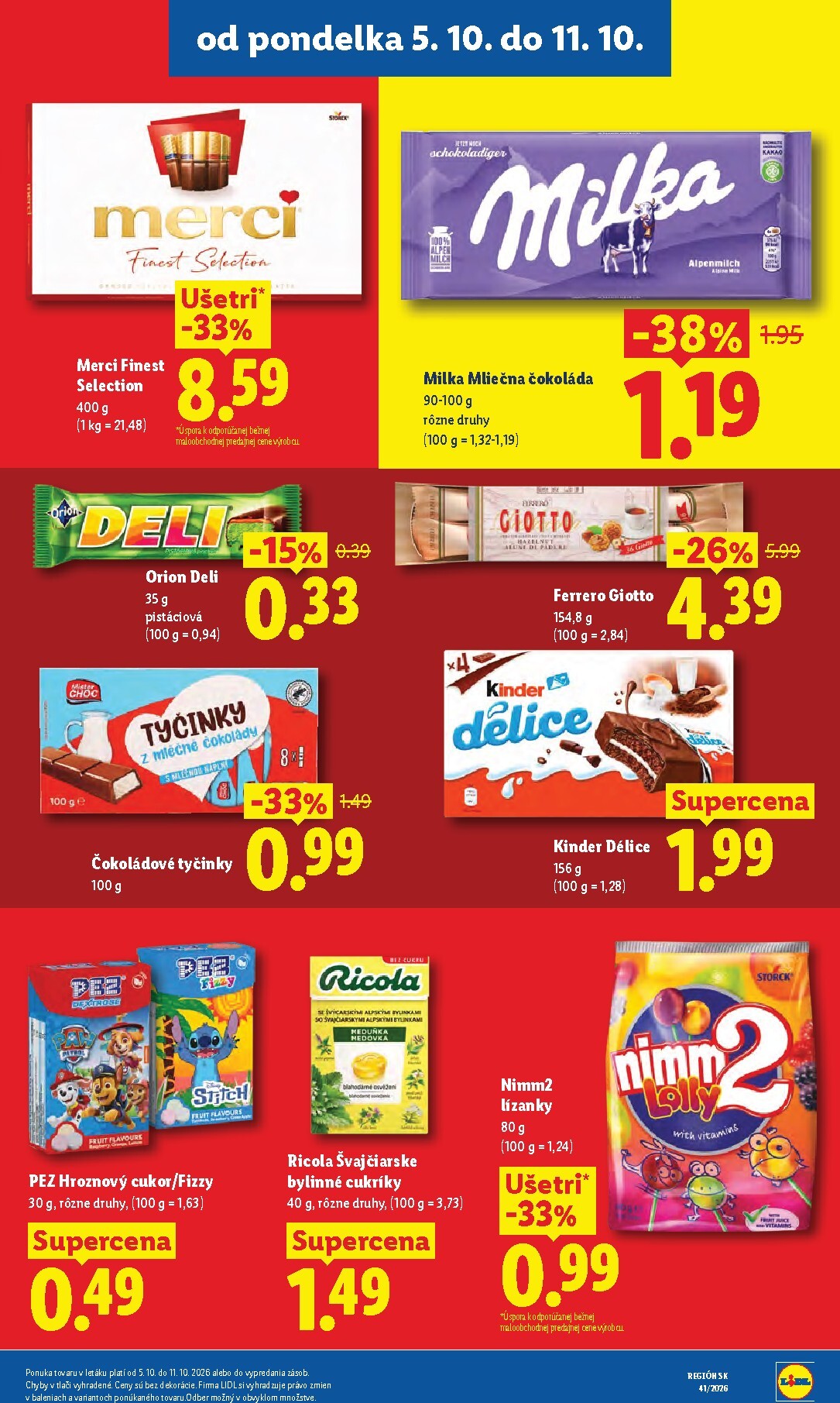 lidl - Aktuálny Lidl leták od pondelka, 05.10.2026 do nedele, 11.10.2026 - page: 39