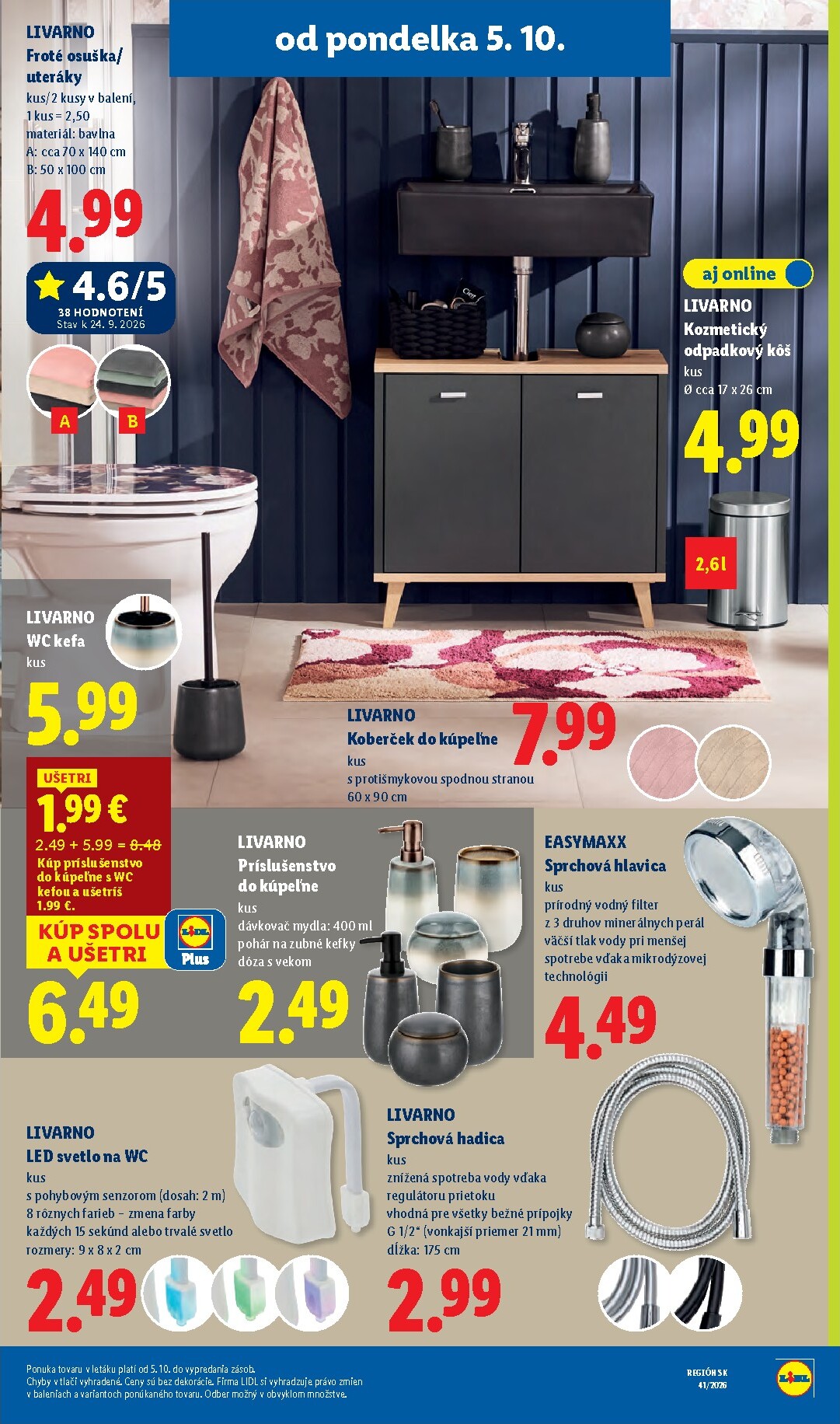 lidl - Aktuálny Lidl leták od pondelka, 05.10.2026 do nedele, 11.10.2026 - page: 55