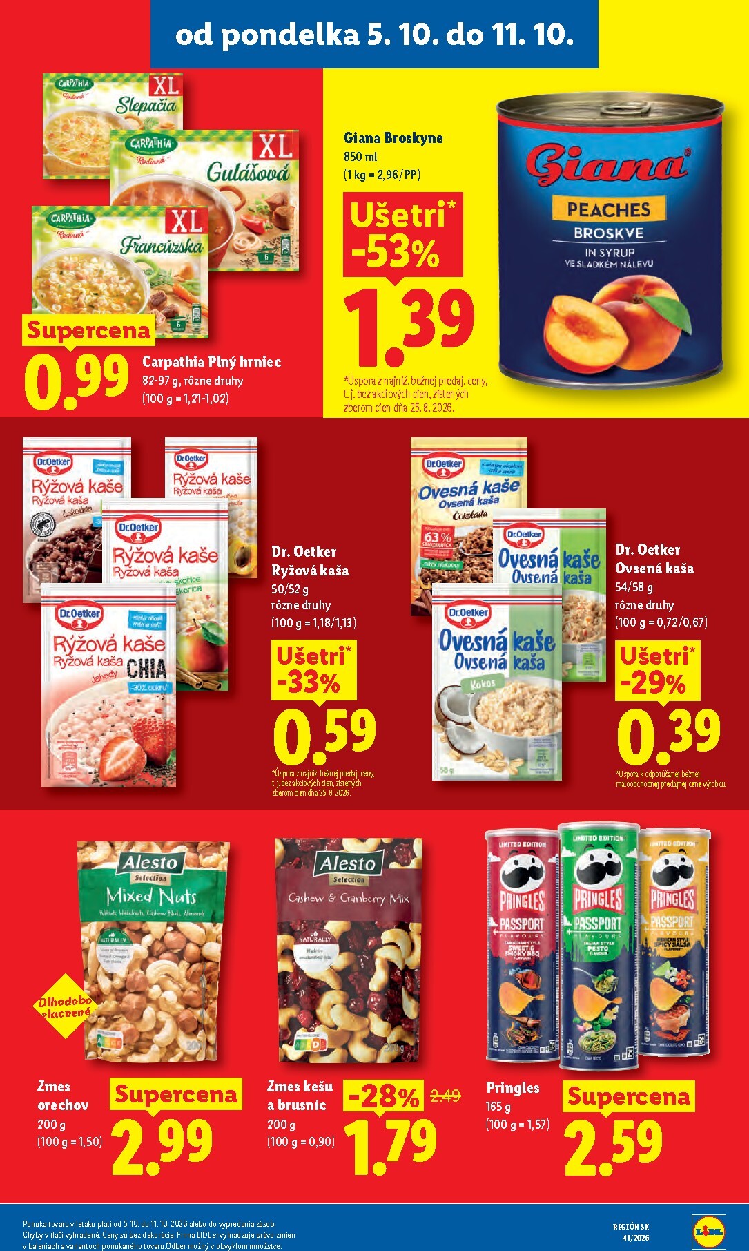 lidl - Aktuálny Lidl leták od pondelka, 05.10.2026 do nedele, 11.10.2026 - page: 40