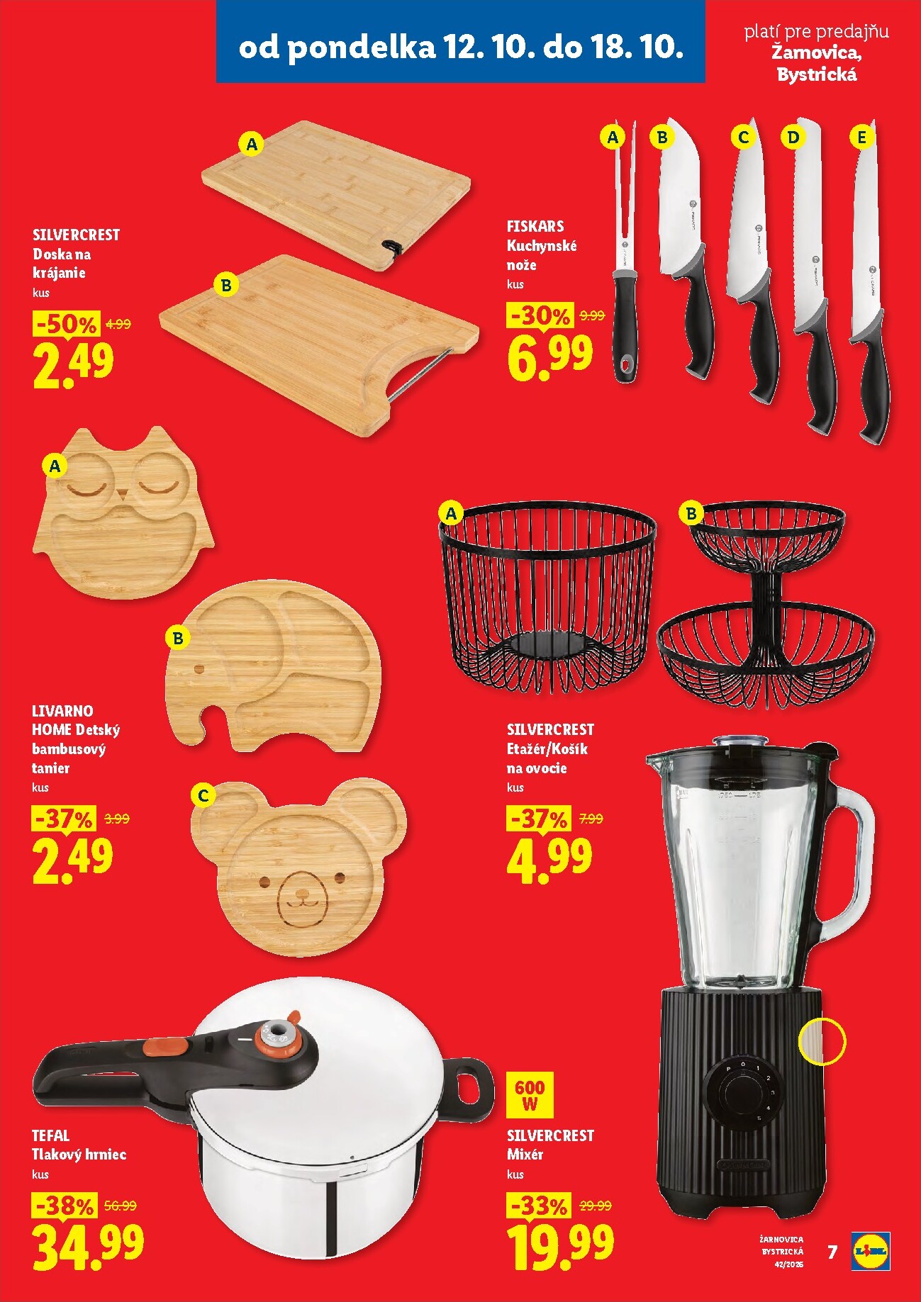 lidl - Nový Lidl - Nová predajňa v Žarnovici leták od pondelka, 12.10.2026 do nedele, 18.10.2026 - page: 7