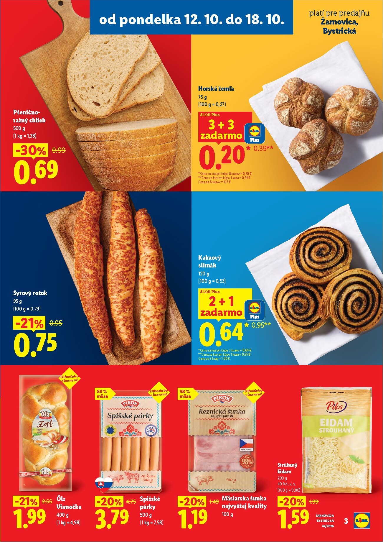 lidl - Nový Lidl - Nová predajňa v Žarnovici leták od pondelka, 12.10.2026 do nedele, 18.10.2026 - page: 3