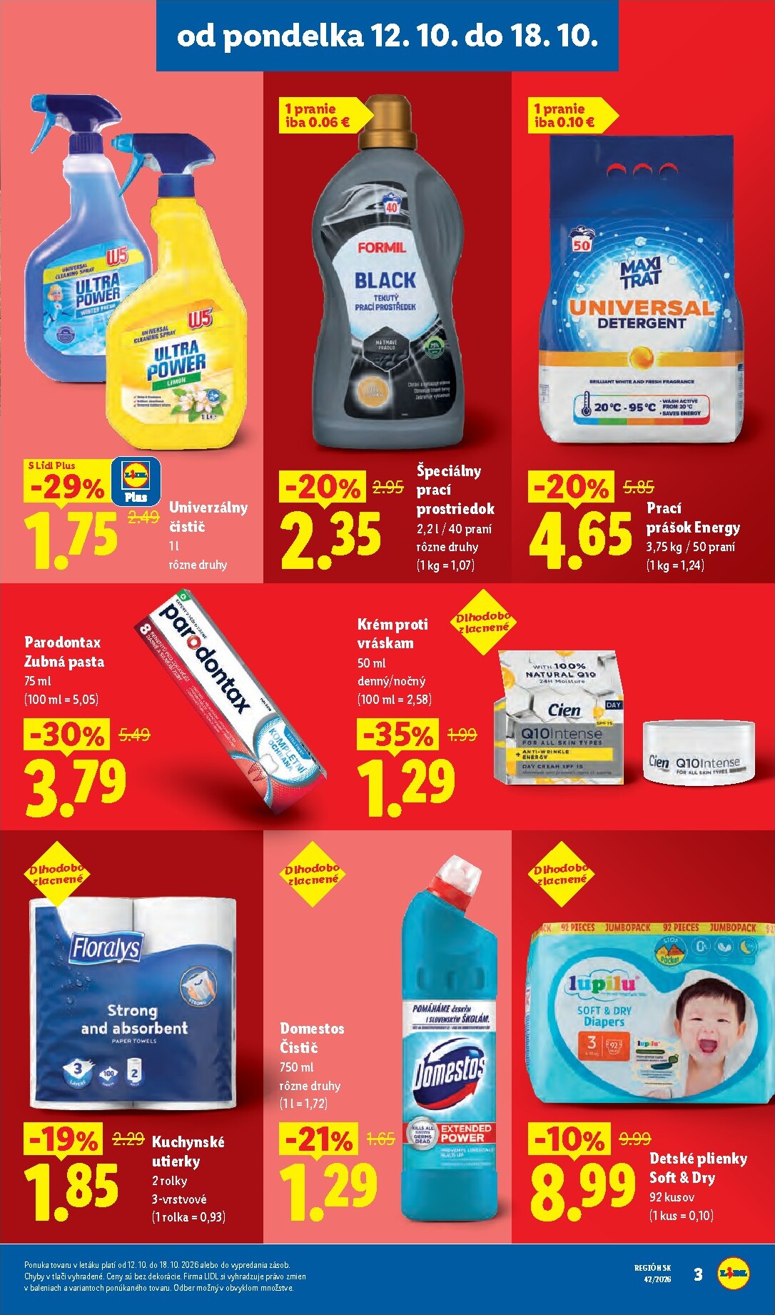 lidl - Nový Lidl - Ešte viac extra akcií leták od pondelka, 12.10.2026 do nedele, 18.10.2026 - page: 3