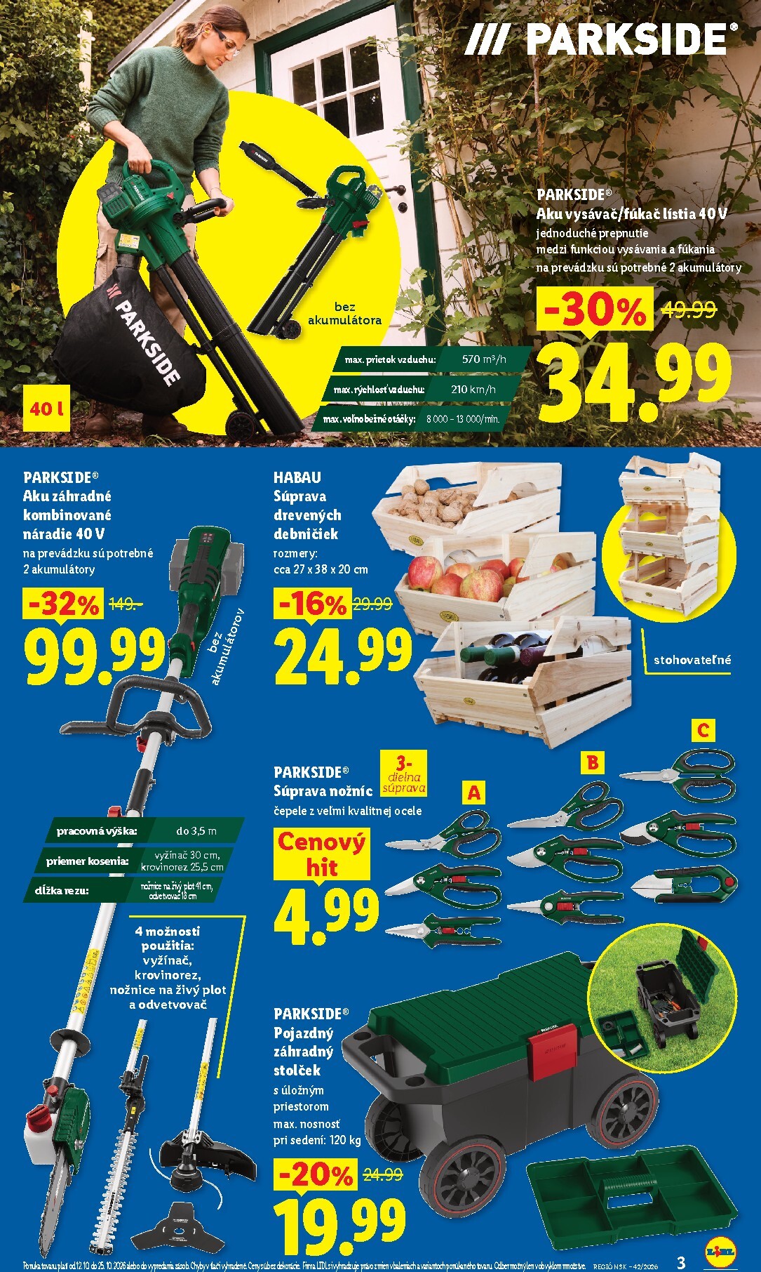 lidl - Aktuálny Lidl - Online magazín leták od pondelka, 12.10.2026 do nedele, 25.10.2026 - page: 3