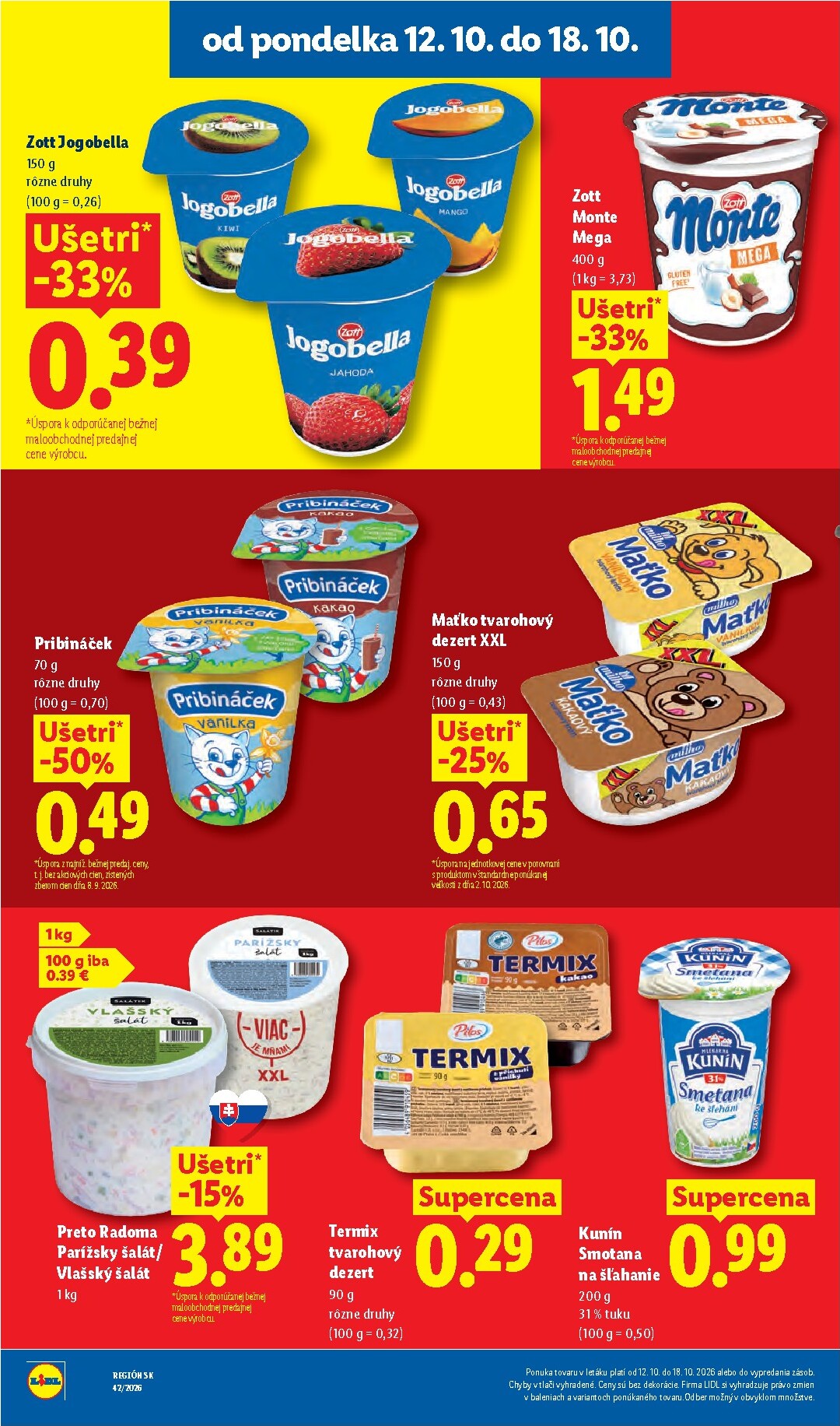 lidl - Aktuálny Lidl leták od pondelka, 12.10.2026 do nedele, 18.10.2026 - page: 52
