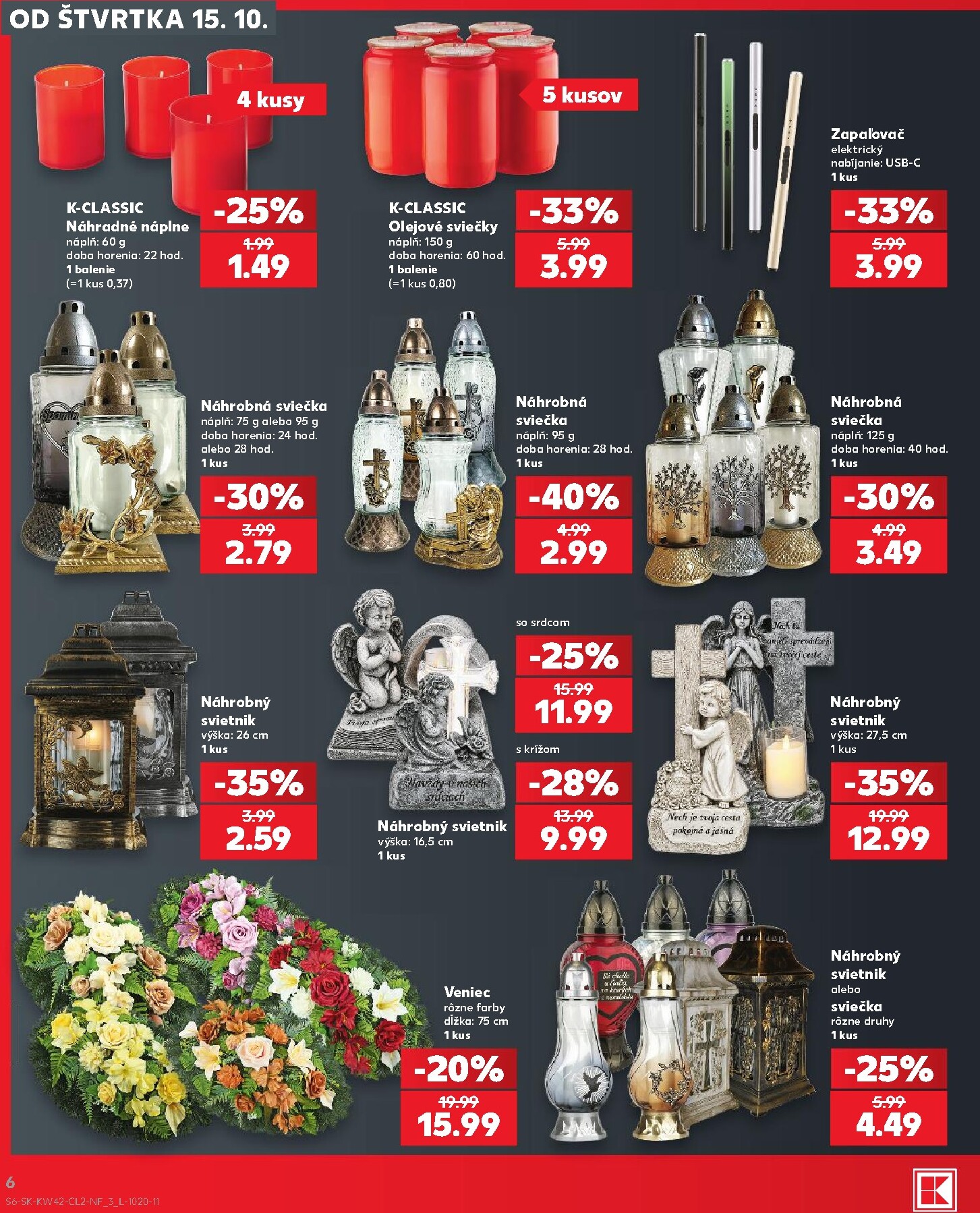 kaufland - Nový Kaufland - Spotrebné zboží leták od štvrtka, 15.10.2026 do stredy, 21.10.2026 - page: 6