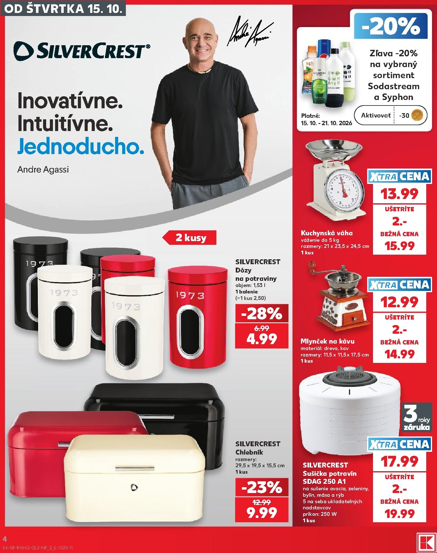 kaufland - Nový Kaufland - Spotrebné zboží leták od štvrtka, 15.10.2026 do stredy, 21.10.2026 - page: 4