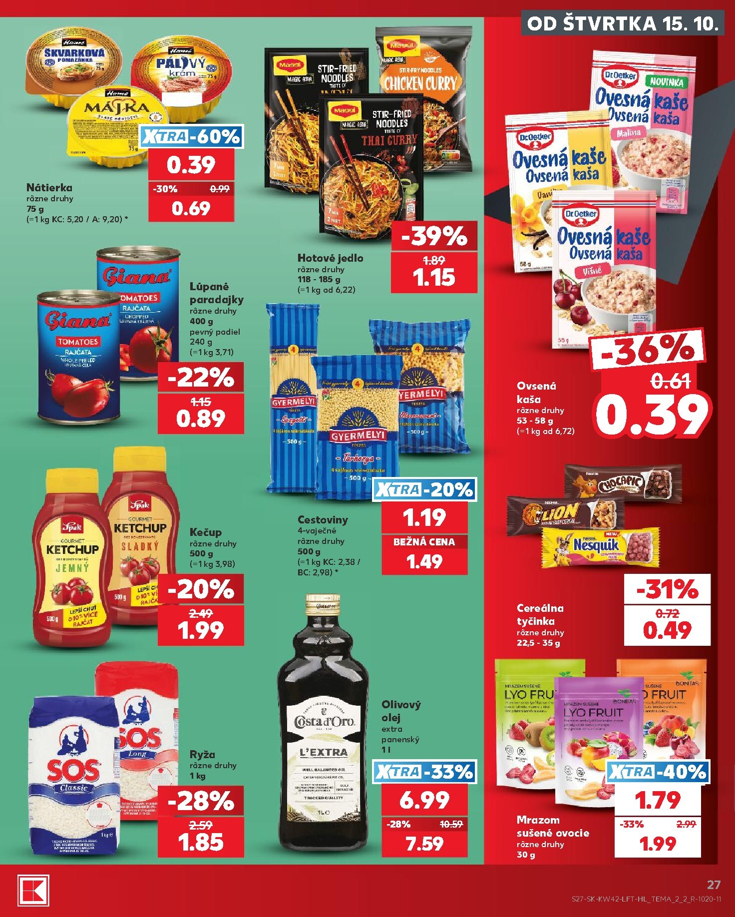 kaufland - Nový Kaufland leták od štvrtka, 15.10.2026 do stredy, 21.10.2026 - page: 27