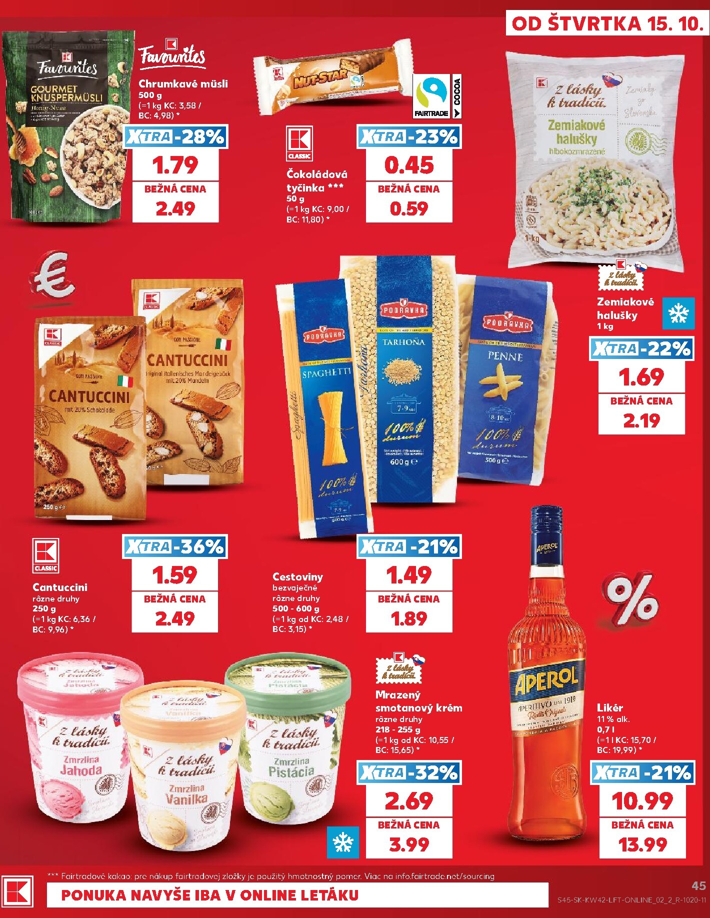 kaufland - Nový Kaufland leták od štvrtka, 15.10.2026 do stredy, 21.10.2026 - page: 45