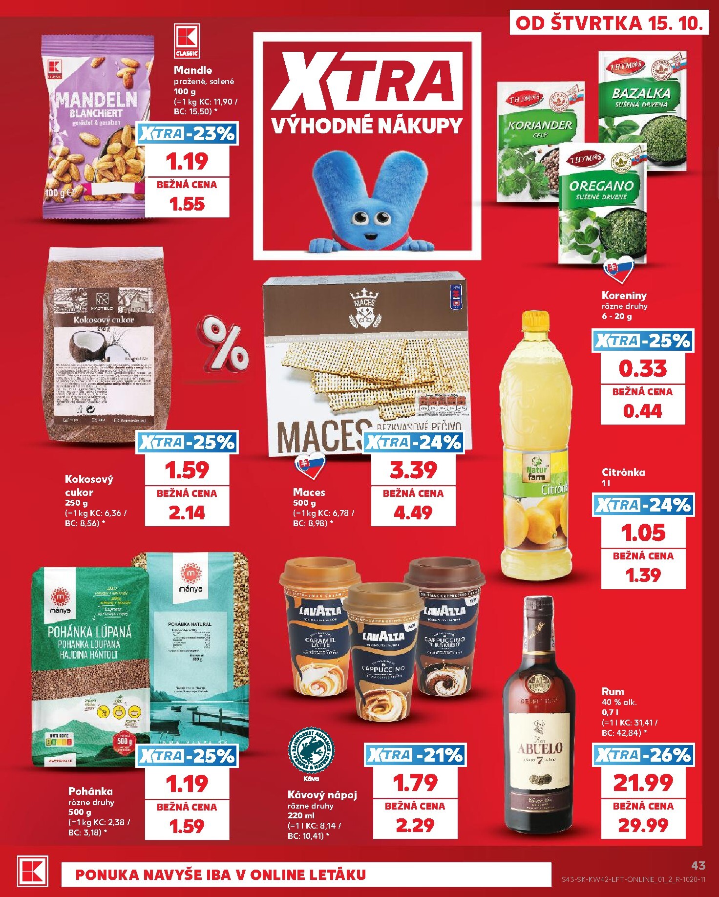 kaufland - Nový Kaufland leták od štvrtka, 15.10.2026 do stredy, 21.10.2026 - page: 43