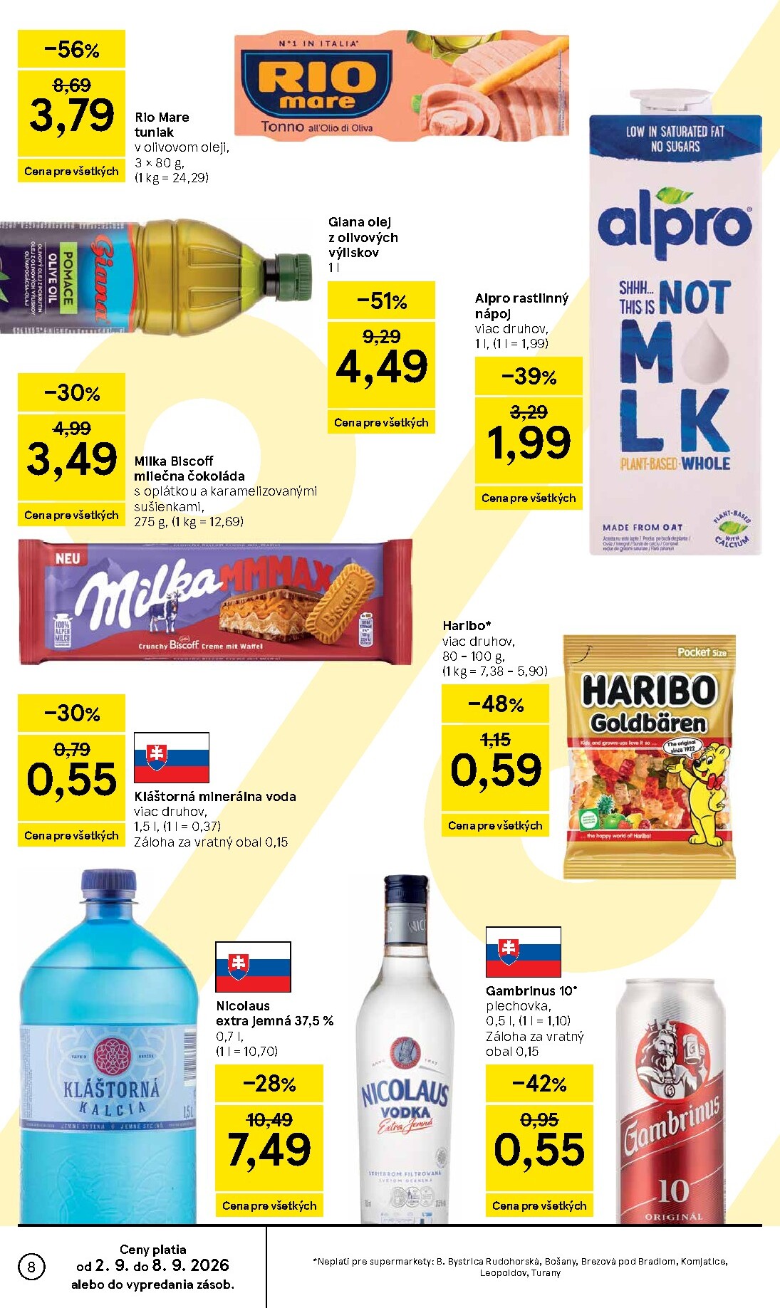 tesco - Nový Tesco supermarket leták od stredy, 02.09.2026 do utorka, 08.09.2026 - page: 8