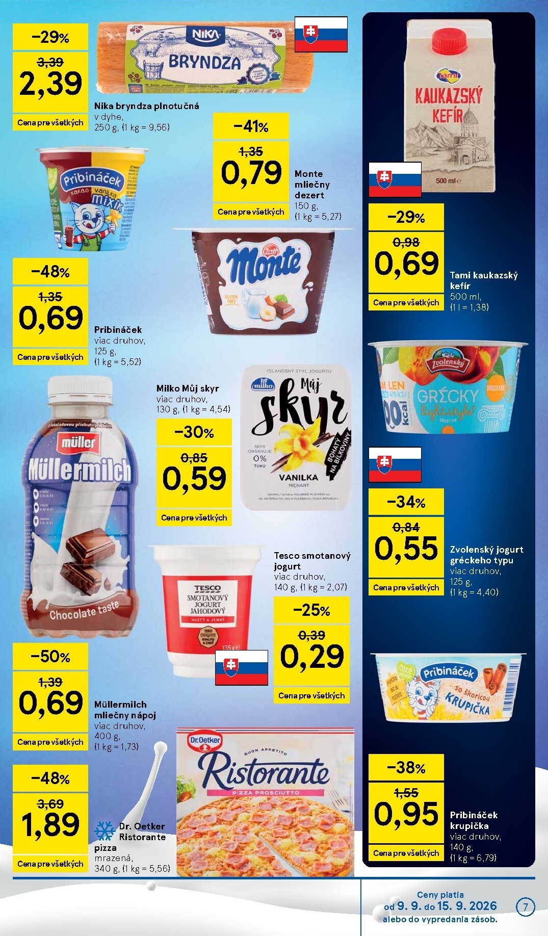 tesco - Nový Tesco supermarket leták od stredy, 09.09.2026 do utorka, 15.09.2026 - page: 7