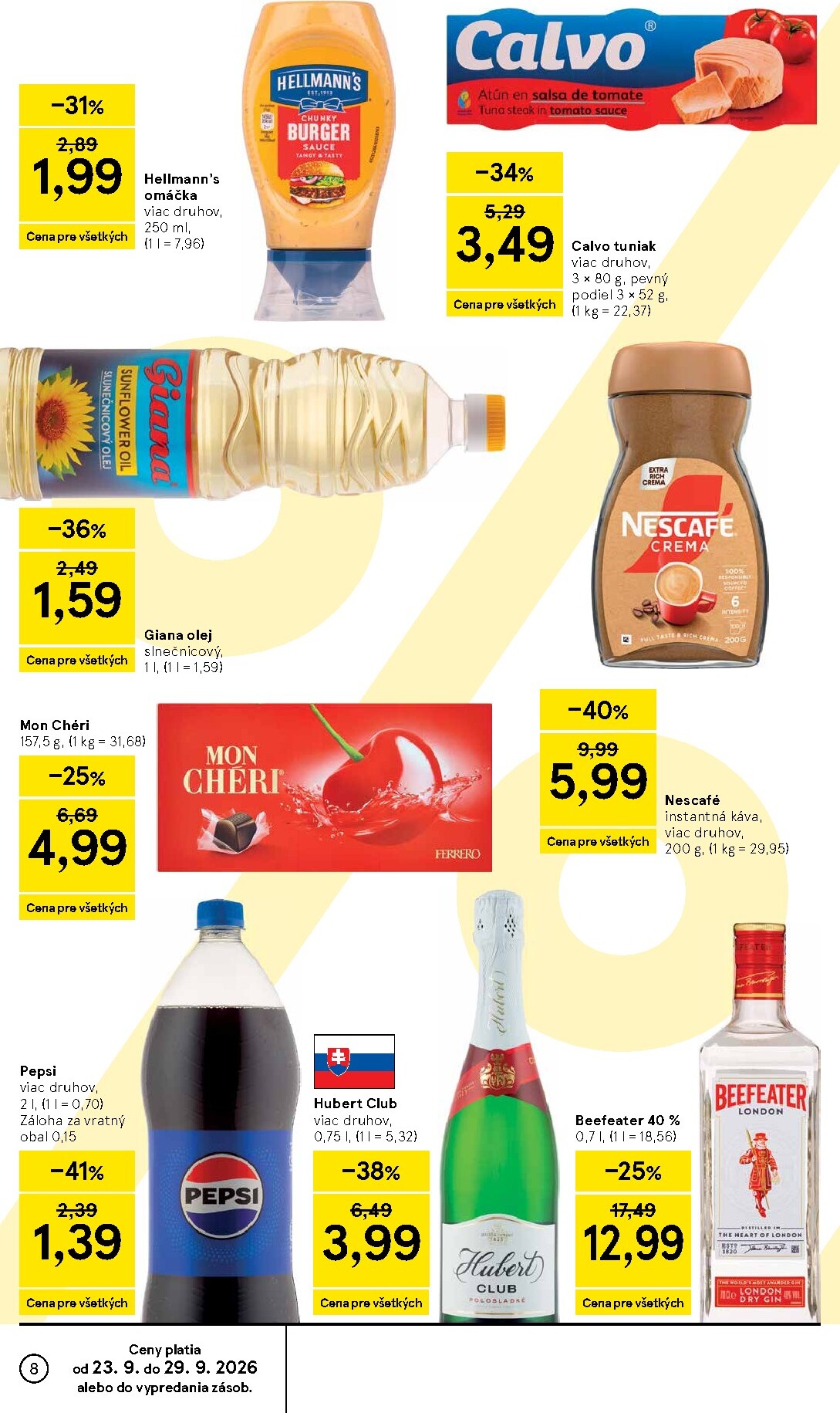 tesco - Nový Tesco leták od stredy, 23.09.2026 do utorka, 29.09.2026 - page: 8
