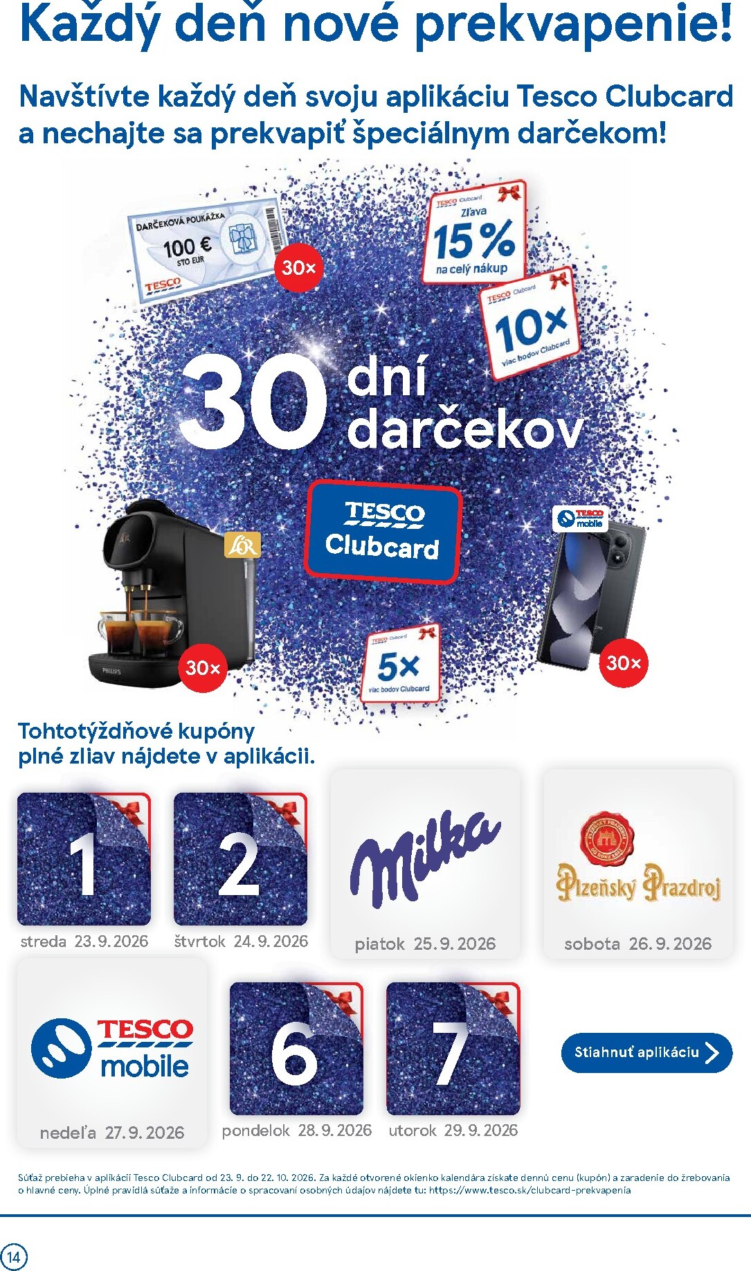 tesco - Nový Tesco leták od stredy, 23.09.2026 do utorka, 29.09.2026 - page: 14