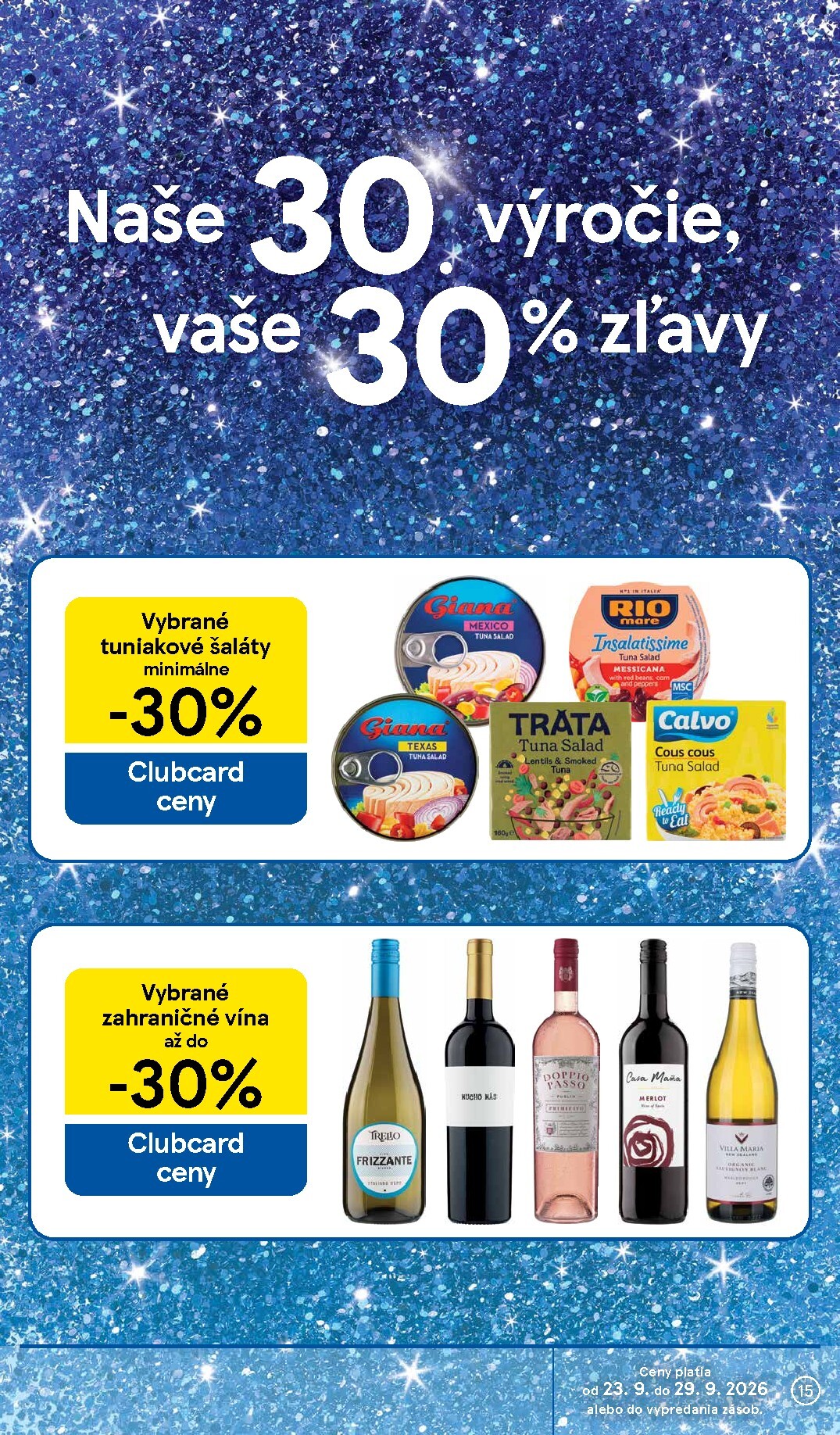 tesco - Nový Tesco leták od stredy, 23.09.2026 do utorka, 29.09.2026 - page: 15