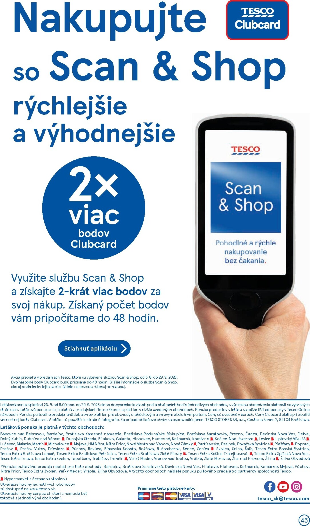tesco - Nový Tesco leták od stredy, 23.09.2026 do utorka, 29.09.2026 - page: 45