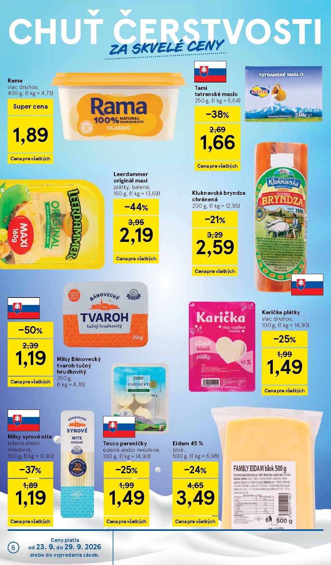 tesco - Nový Tesco leták od stredy, 23.09.2026 do utorka, 29.09.2026 - page: 6