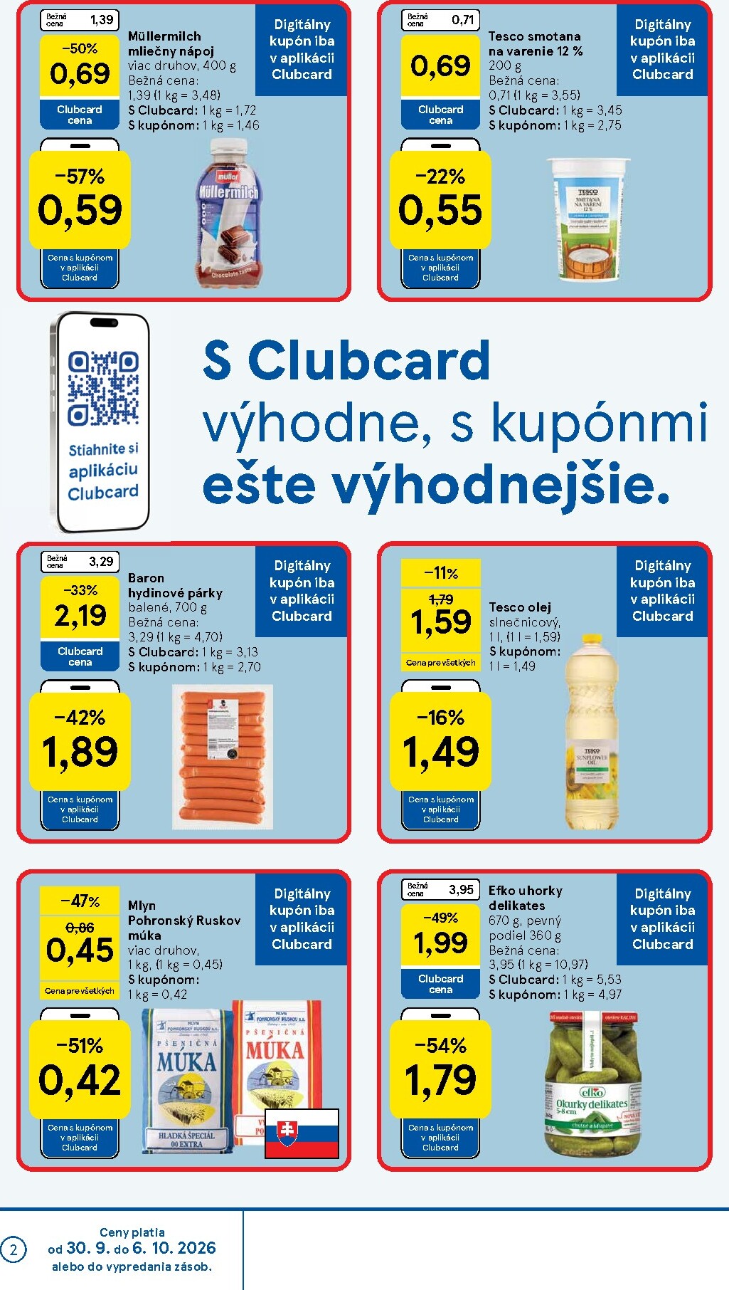 tesco - Nový Tesco leták od stredy, 30.09.2026 do utorka, 06.10.2026 - page: 2
