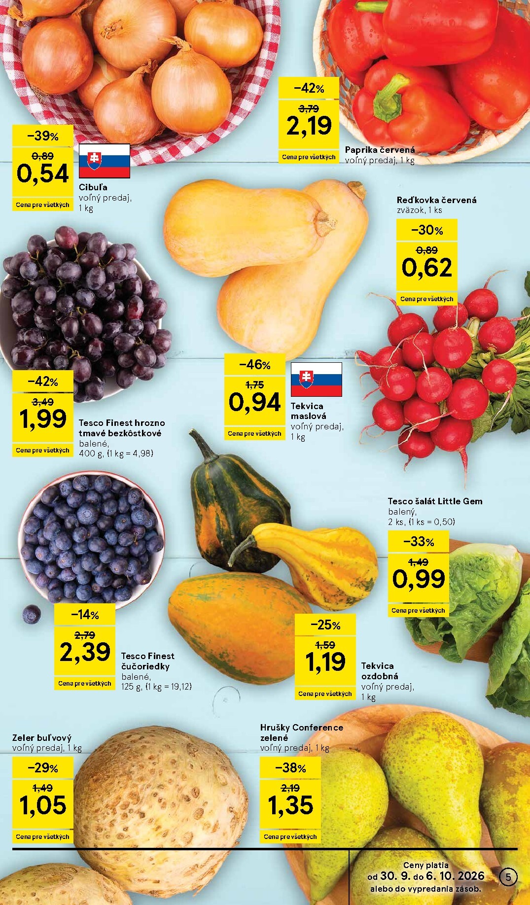 tesco - Nový Tesco leták od stredy, 30.09.2026 do utorka, 06.10.2026 - page: 5