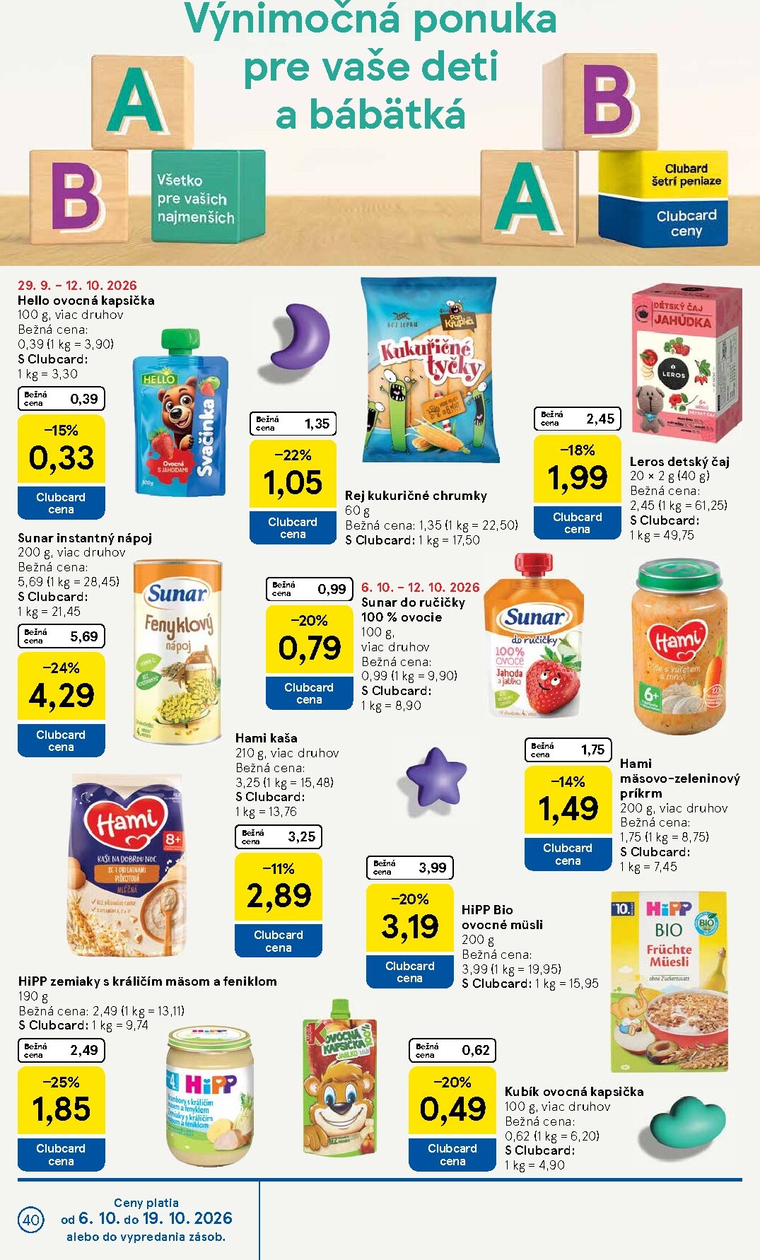 tesco - Nový Tesco leták od stredy, 07.10.2026 do utorka, 13.10.2026 - page: 40