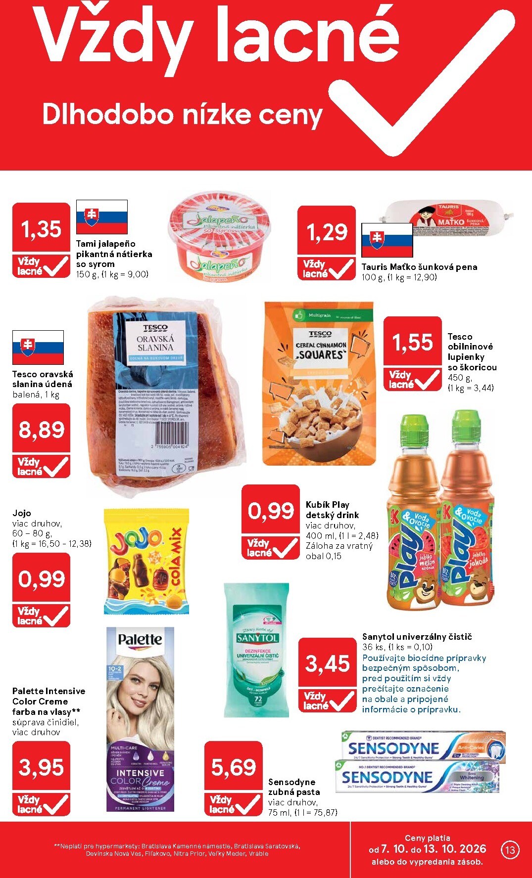 tesco - Nový Tesco leták od stredy, 07.10.2026 do utorka, 13.10.2026 - page: 13