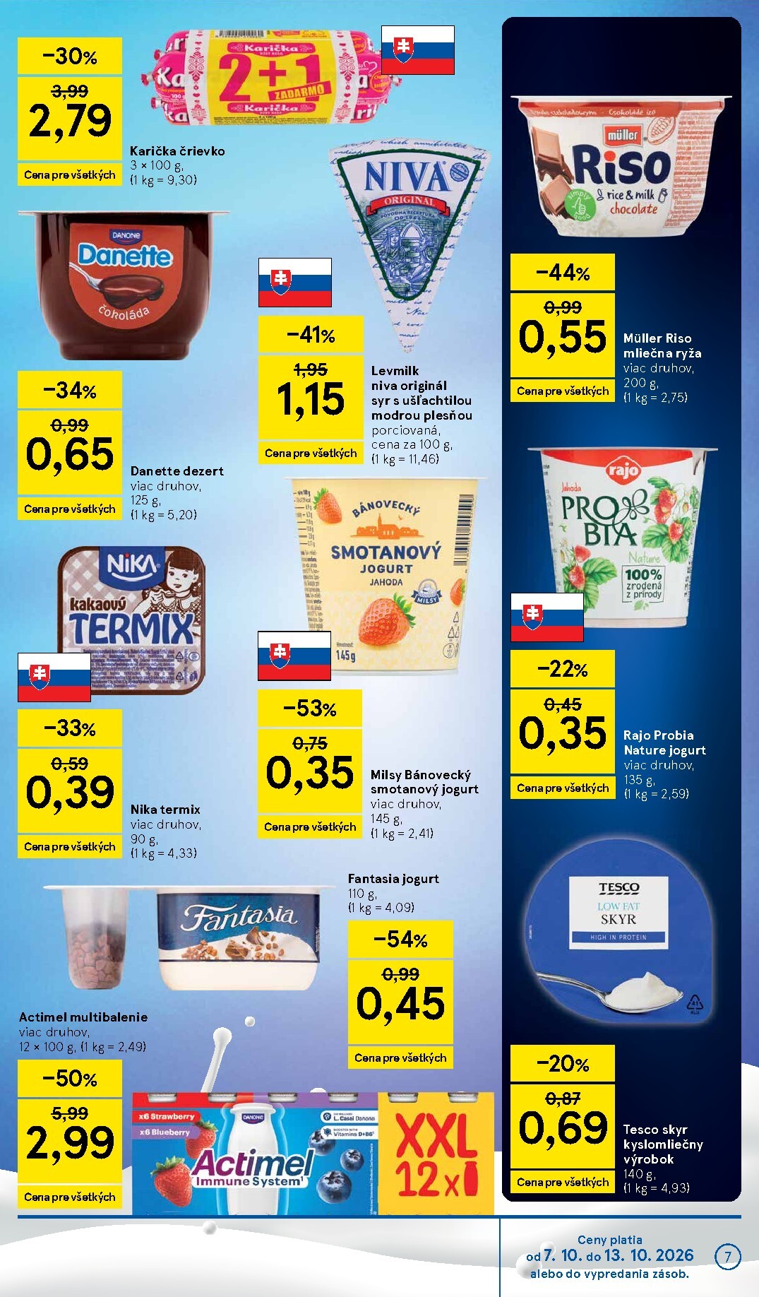 tesco - Nový Tesco supermarket leták od stredy, 07.10.2026 do utorka, 13.10.2026 - page: 7