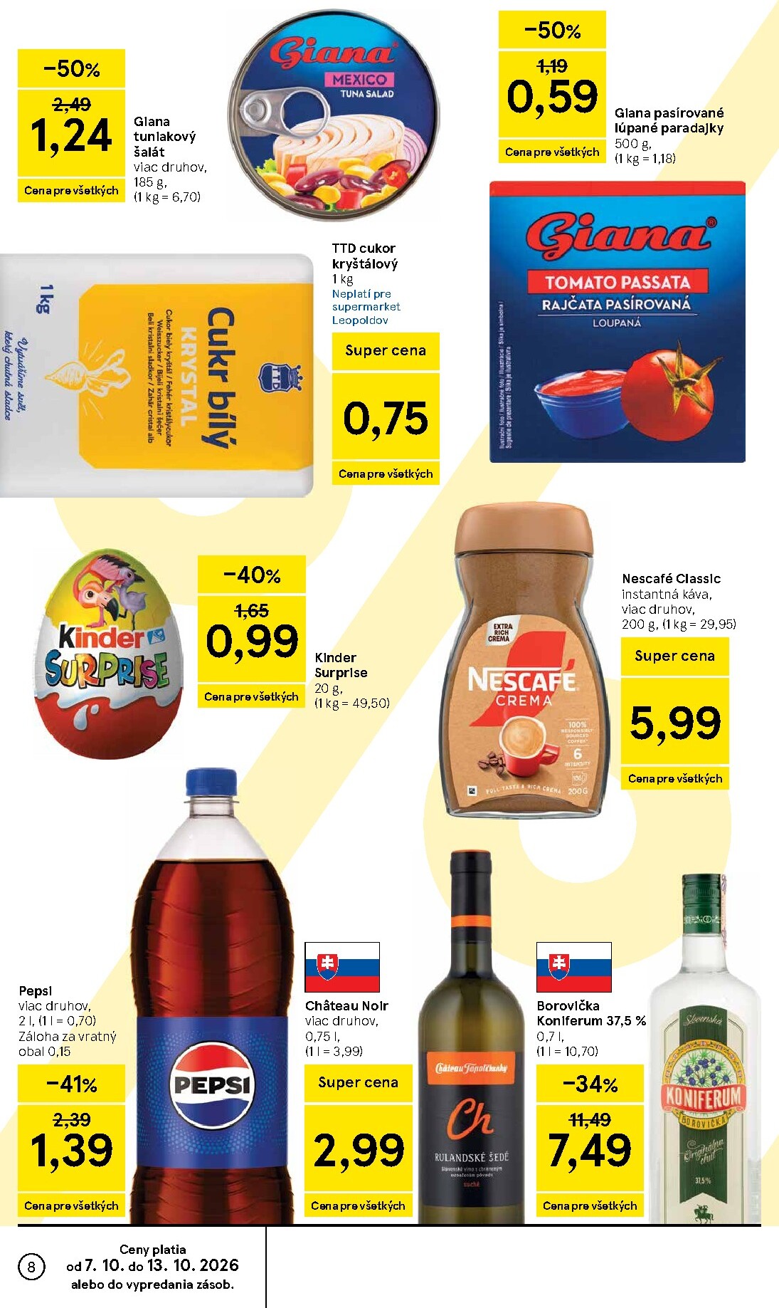 tesco - Nový Tesco supermarket leták od stredy, 07.10.2026 do utorka, 13.10.2026 - page: 8