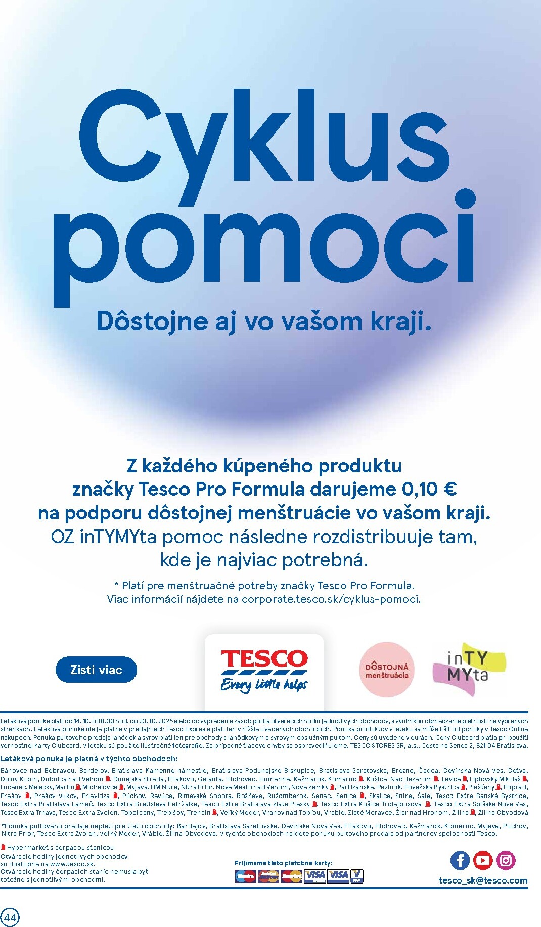 tesco - Nový Tesco leták od stredy, 14.10.2026 do utorka, 20.10.2026 - page: 44