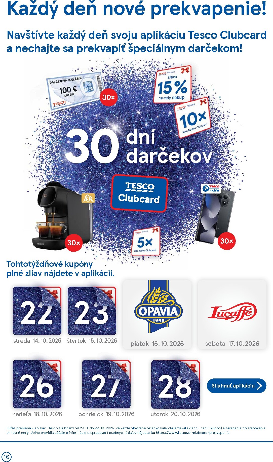 tesco - Nový Tesco leták od stredy, 14.10.2026 do utorka, 20.10.2026 - page: 16