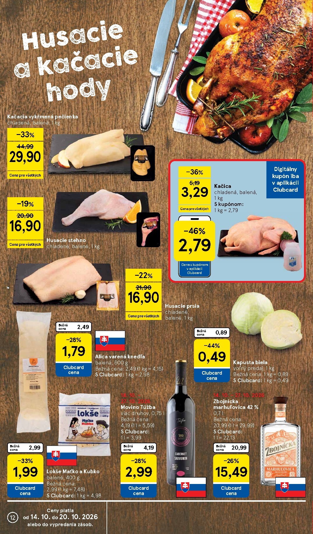 tesco - Nový Tesco leták od stredy, 14.10.2026 do utorka, 20.10.2026 - page: 12