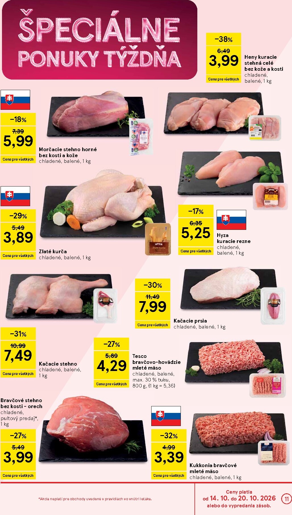 tesco - Nový Tesco leták od stredy, 14.10.2026 do utorka, 20.10.2026 - page: 11