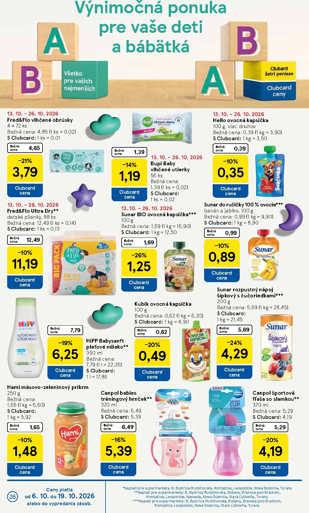 tesco - Nový Tesco supermarket leták od stredy, 14.10.2026 do utorka, 20.10.2026 - page: 26