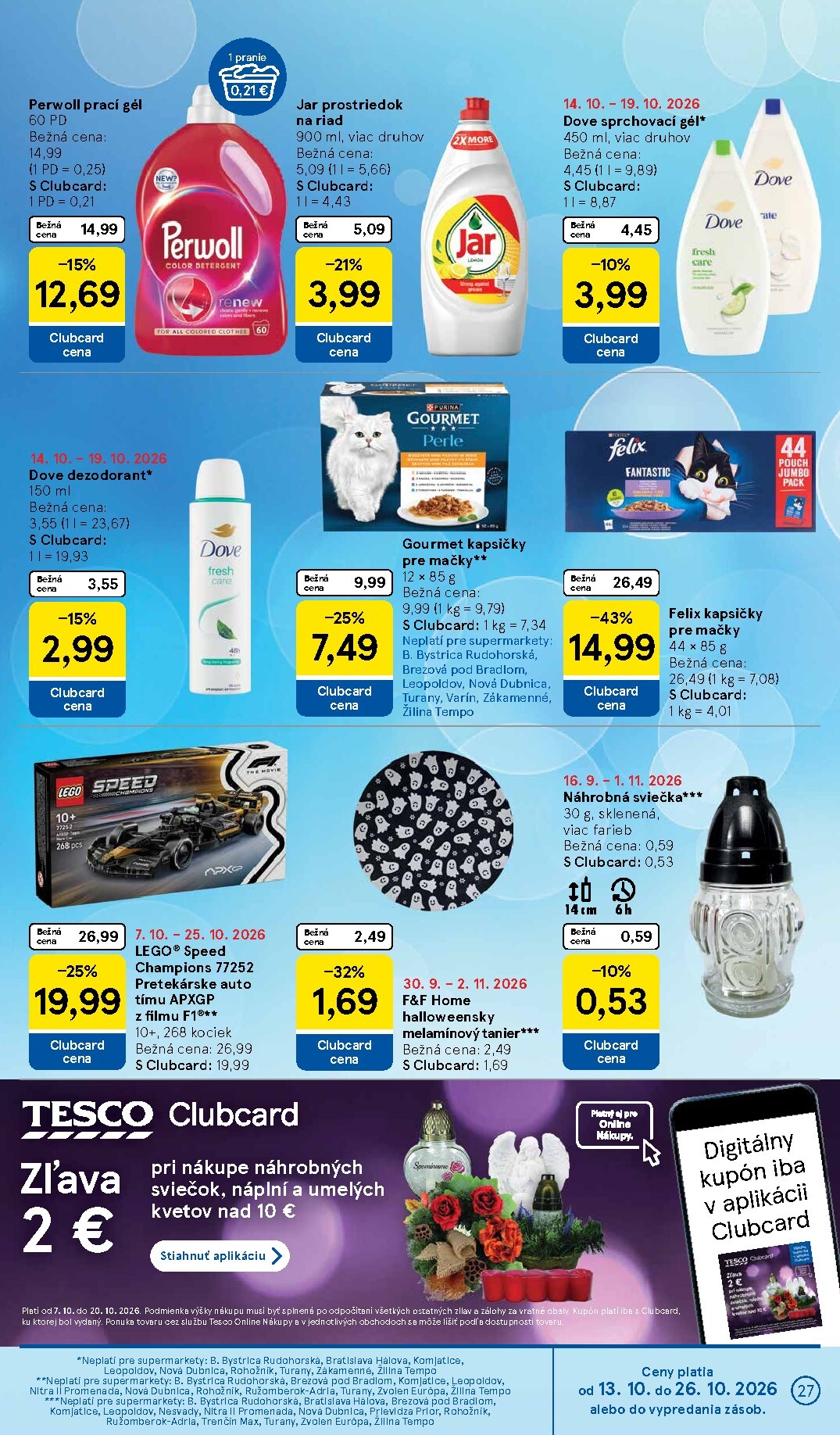 tesco - Nový Tesco supermarket leták od stredy, 14.10.2026 do utorka, 20.10.2026 - page: 27
