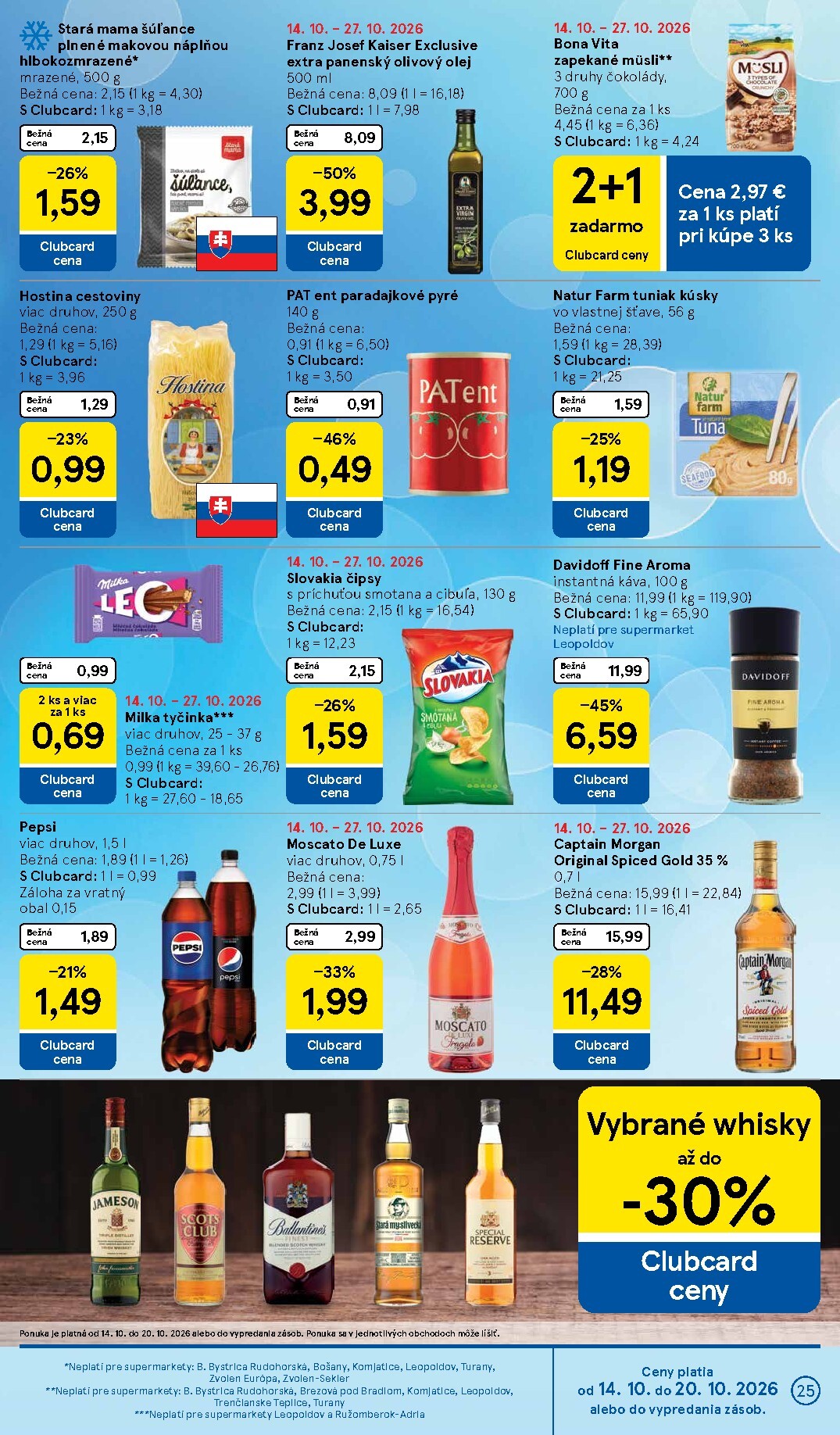 tesco - Nový Tesco supermarket leták od stredy, 14.10.2026 do utorka, 20.10.2026 - page: 25