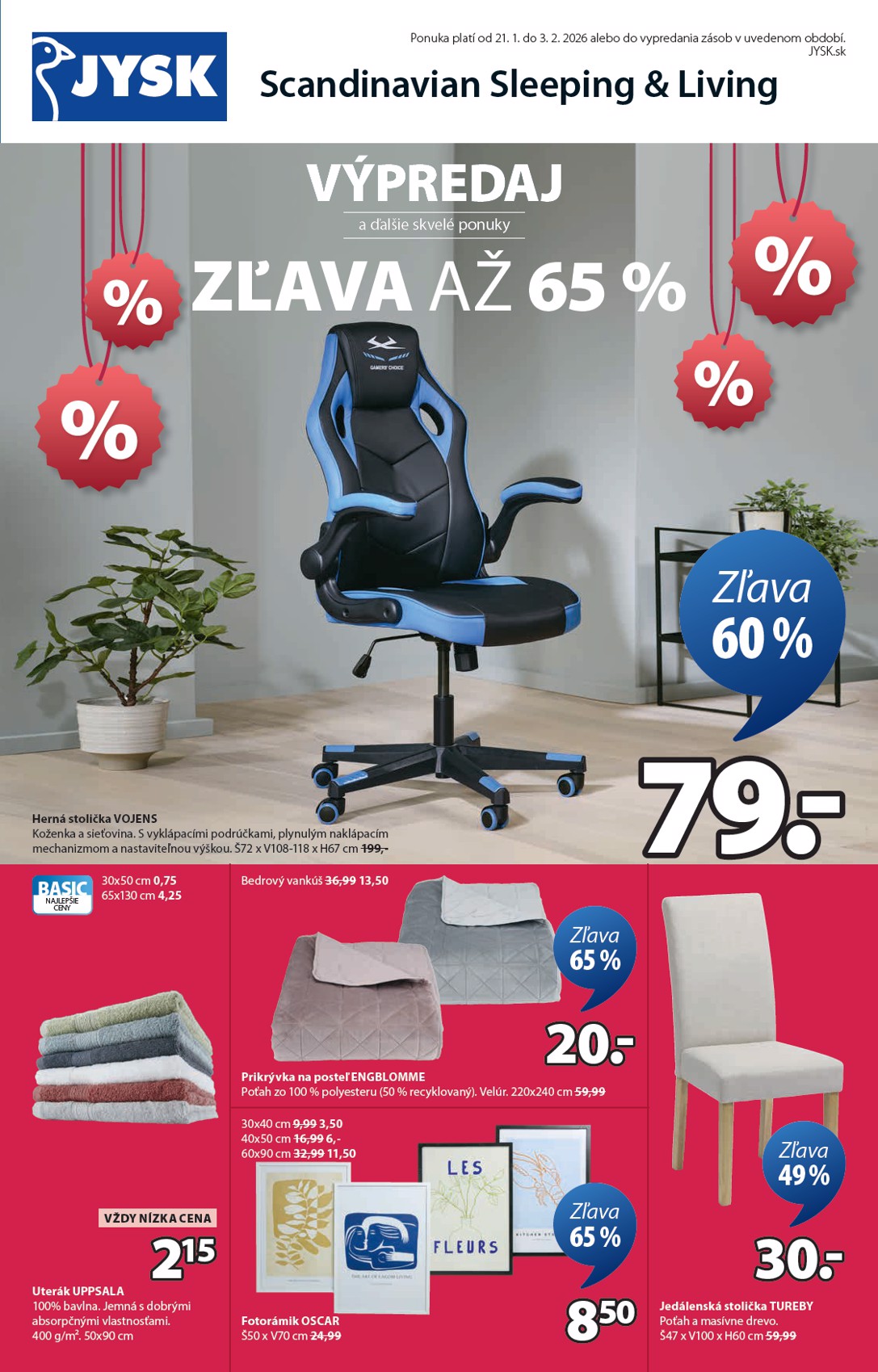 jysk - Leták Jysk platný od 21.01. do 03.02.