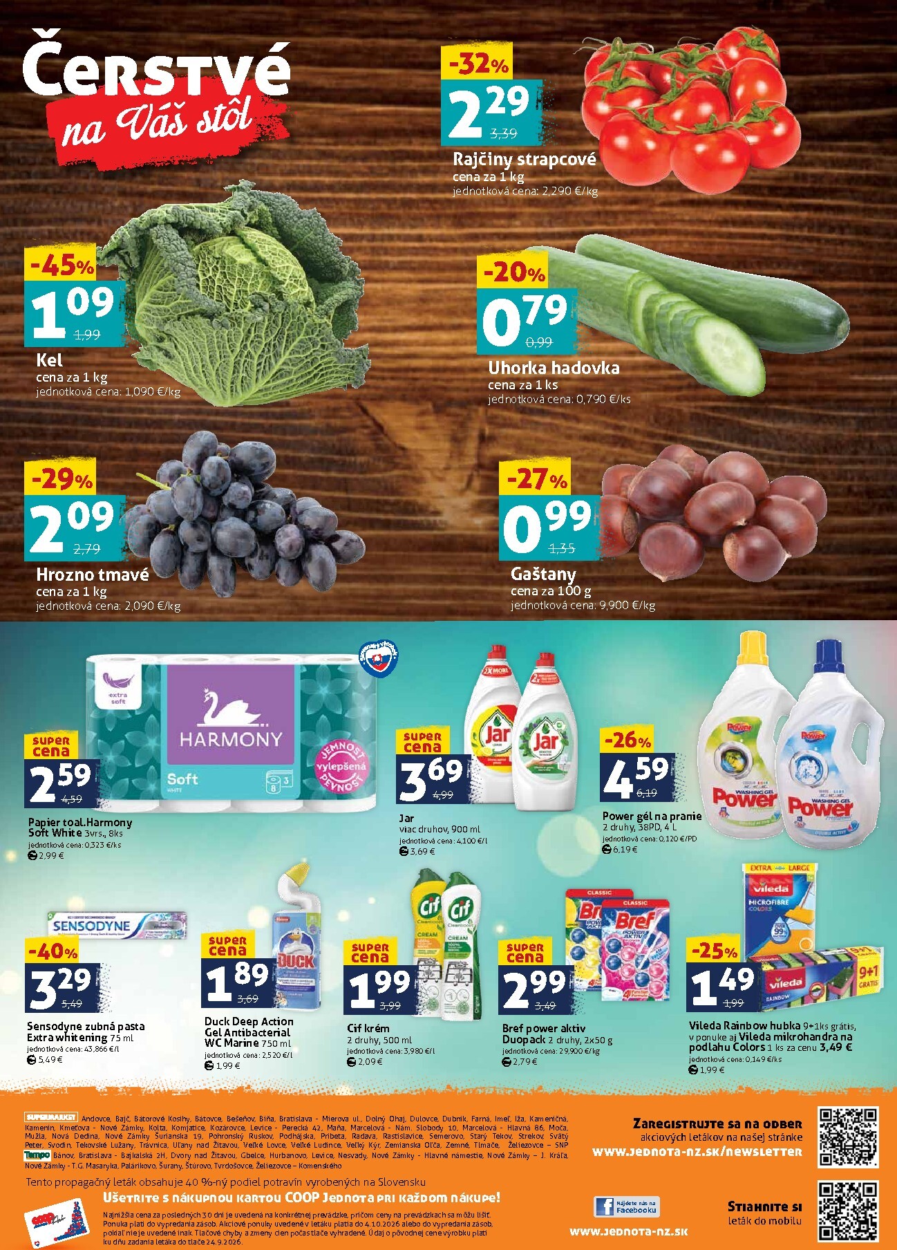 coop-jednota - Nový COOP Jednota - Nové Zámky leták od piatku, 02.10.2026 do nedele, 04.10.2026 - page: 4