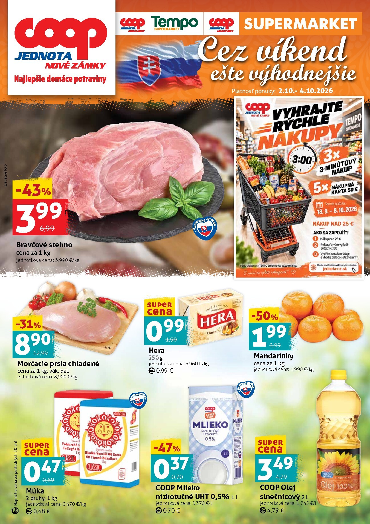 coop-jednota - Nový COOP Jednota - Nové Zámky leták od piatku, 02.10.2026 do nedele, 04.10.2026