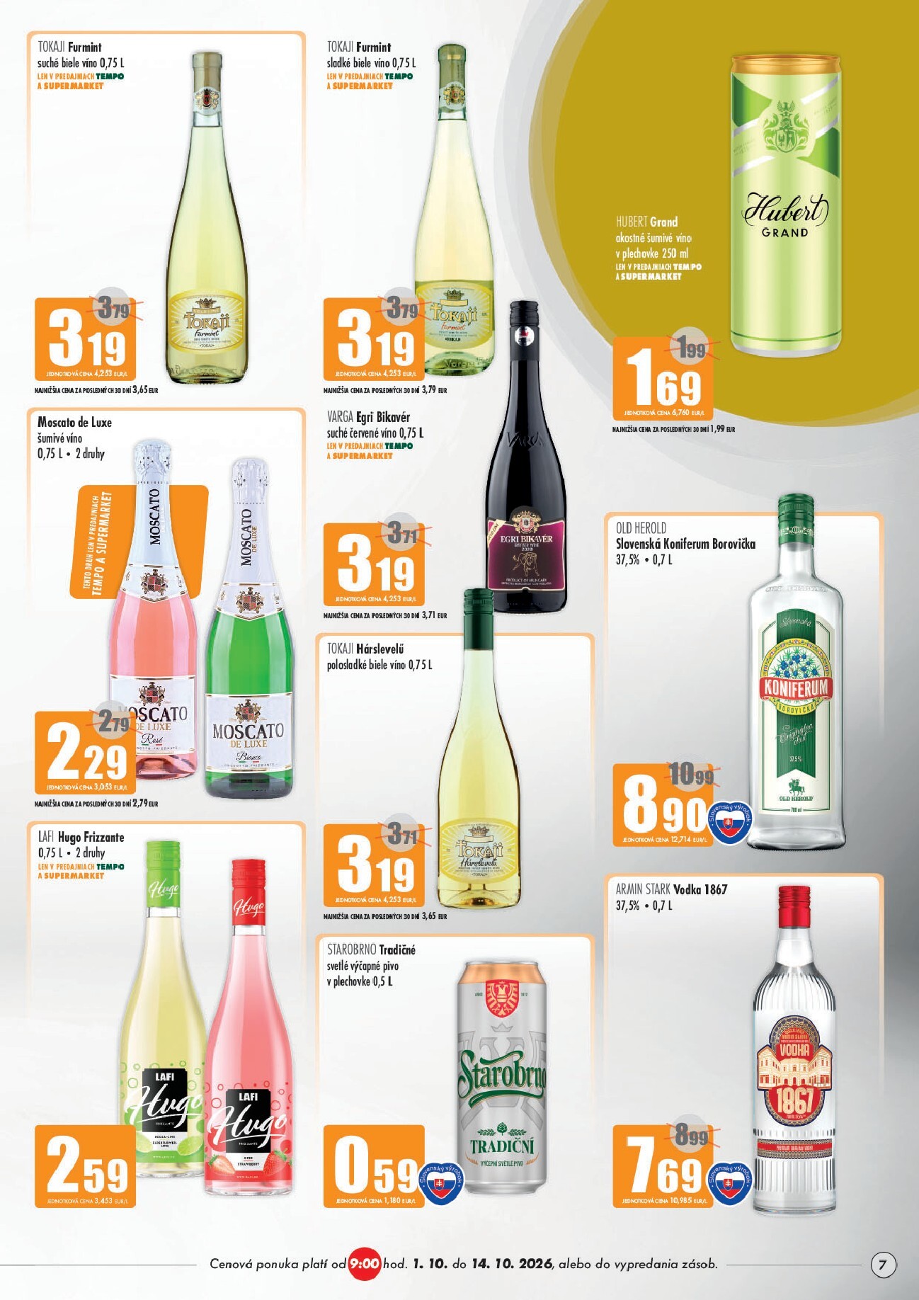 coop-jednota - Aktuálny COOP Jednota - Galanta leták od štvrtka, 01.10.2026 do stredy, 14.10.2026 - page: 7