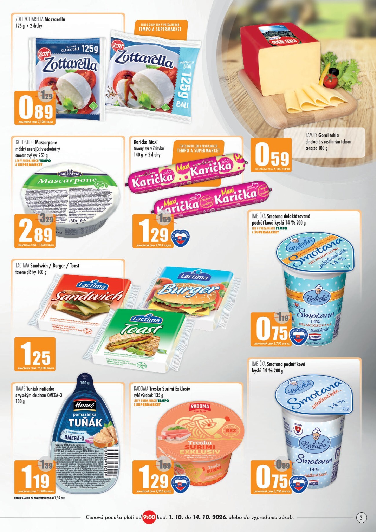 coop-jednota - Aktuálny COOP Jednota - Galanta leták od štvrtka, 01.10.2026 do stredy, 14.10.2026 - page: 3