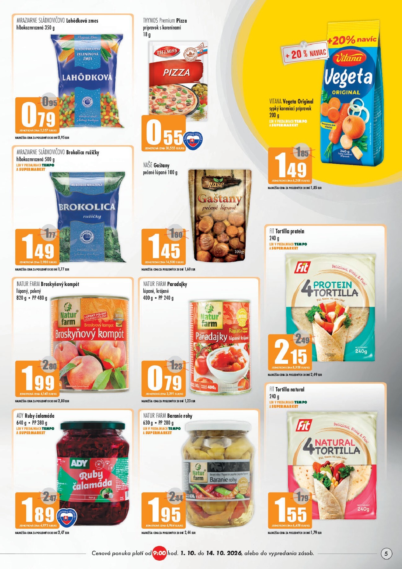 coop-jednota - Aktuálny COOP Jednota - Galanta leták od štvrtka, 01.10.2026 do stredy, 14.10.2026 - page: 5