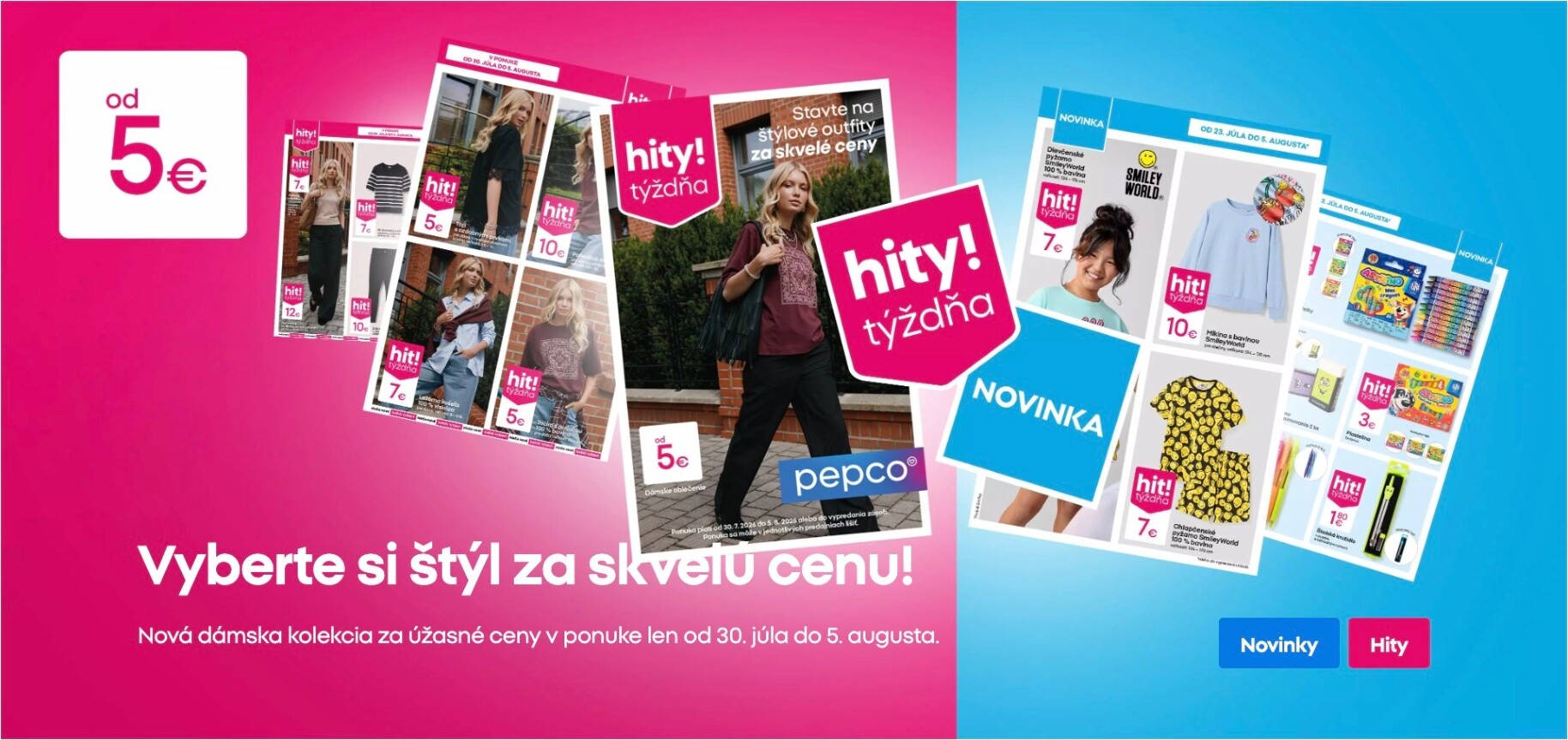 pepco - Aktuálny Pepco leták od štvrtka, 30.07.2026 do stredy, 05.08.2026