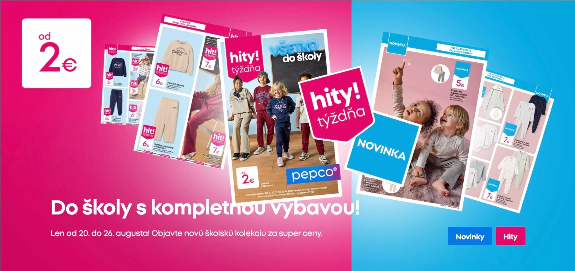 pepco - Aktuálny Pepco leták od štvrtka, 20.08.2026 do stredy, 26.08.2026